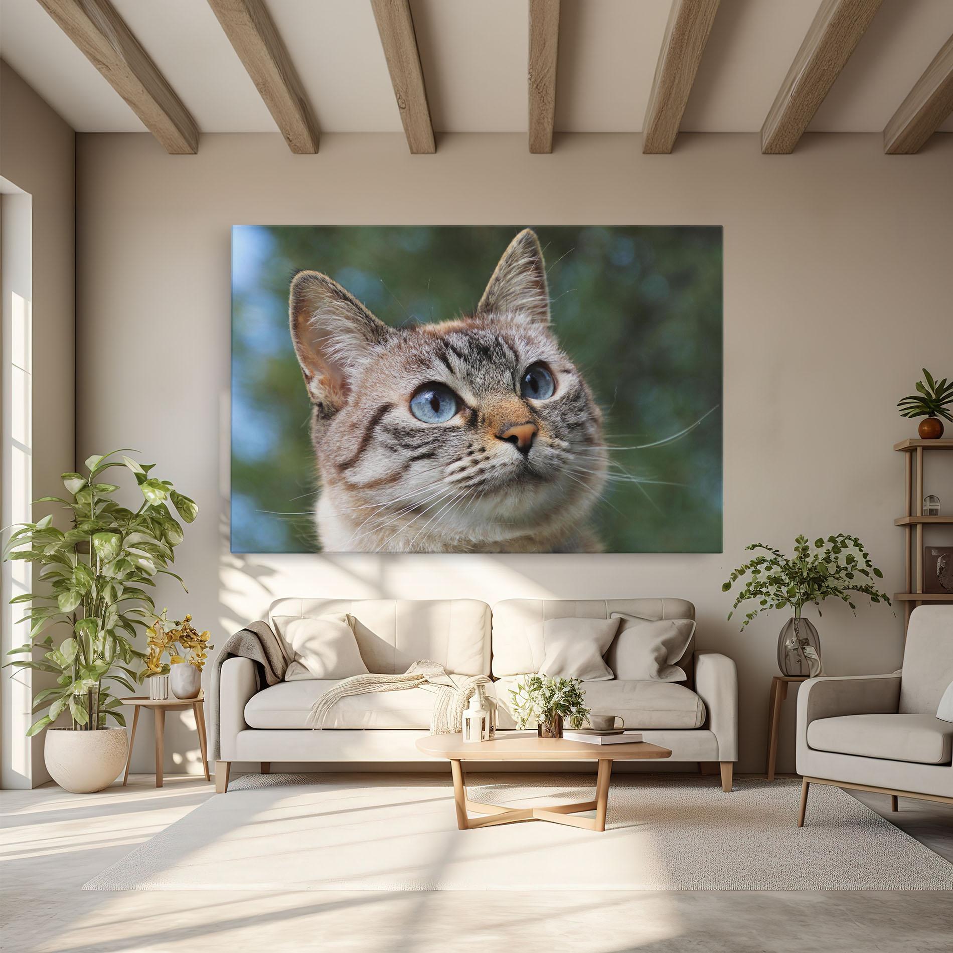 Tablou Canvas Blue Eyes Cutie mockup 6