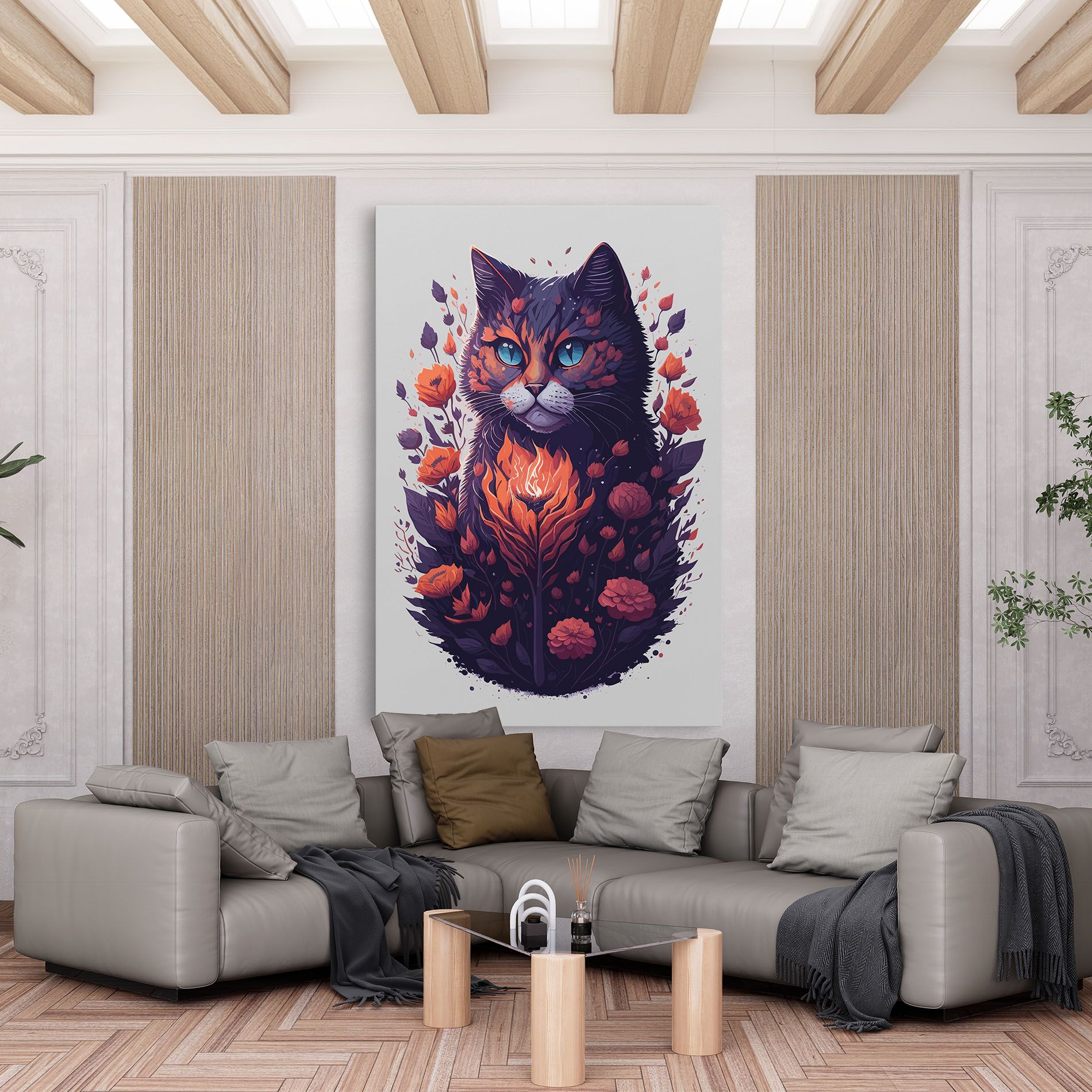 Fire Cat mockup 6