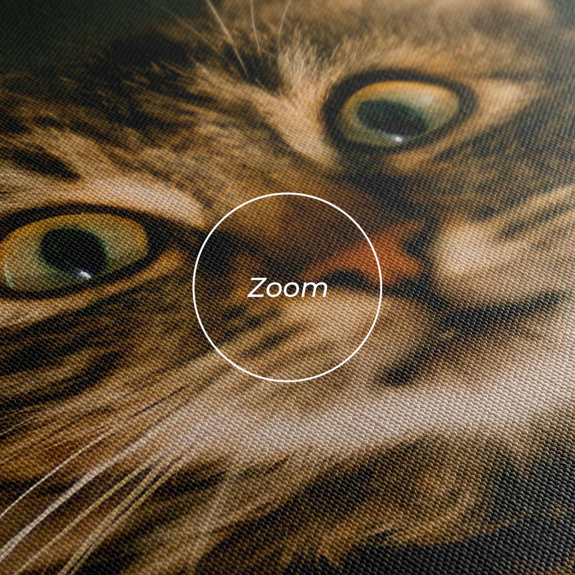 Tablou Canvas Amazed Cat mockup 3