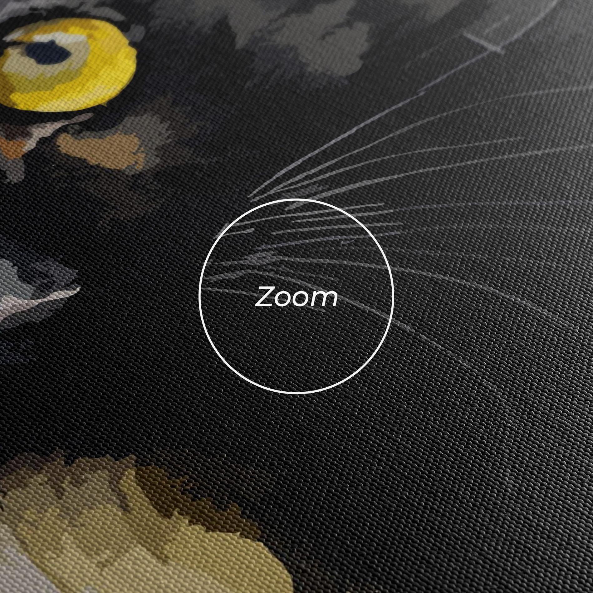 Tablou Canvas Beautiful Black Cat mockup 3