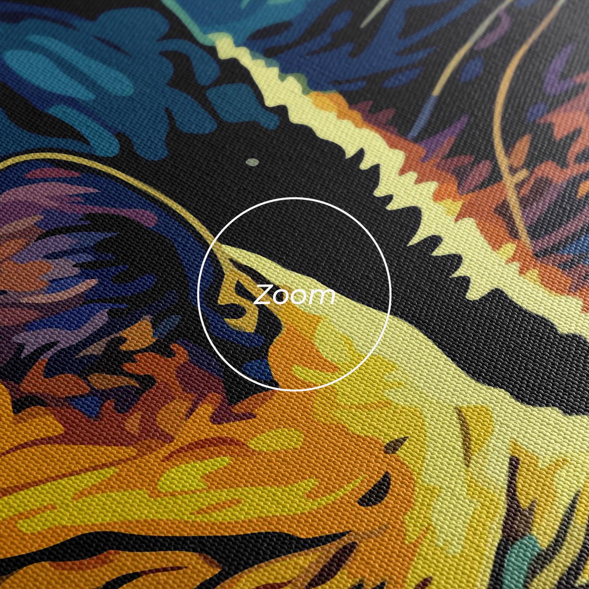 Tablou Canvas Cat Painting mockup 3