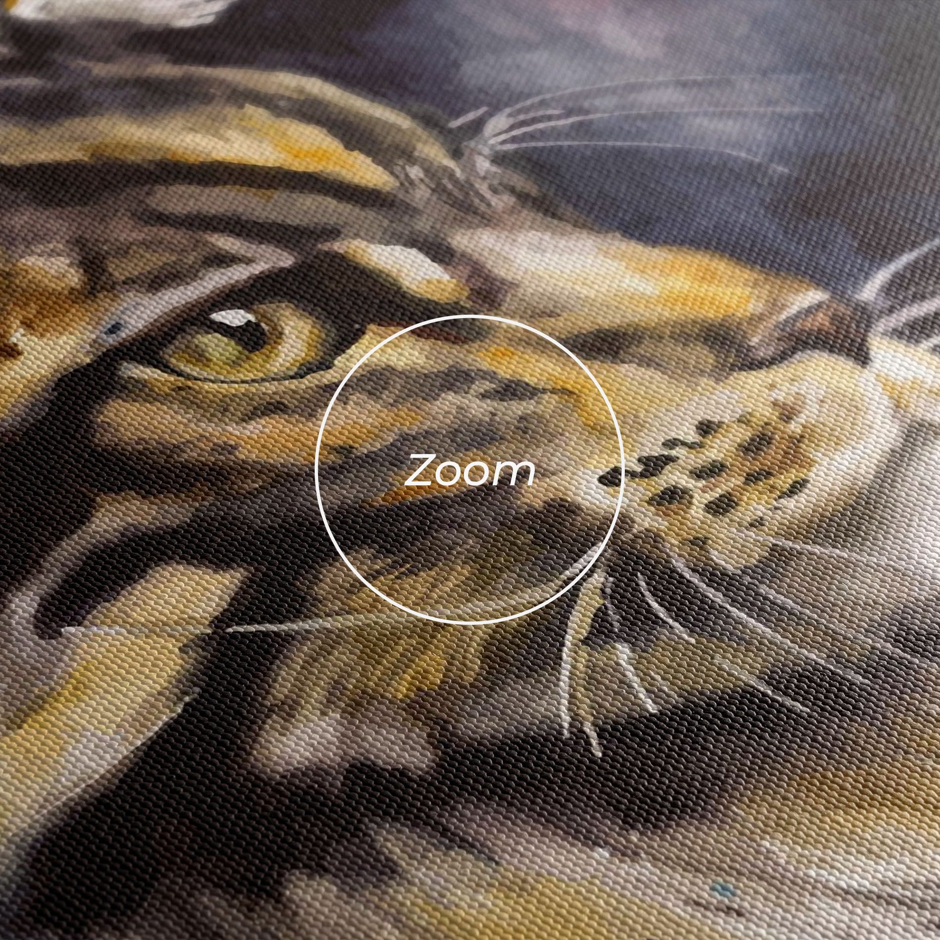 Cat Watercolor Art mockup 3