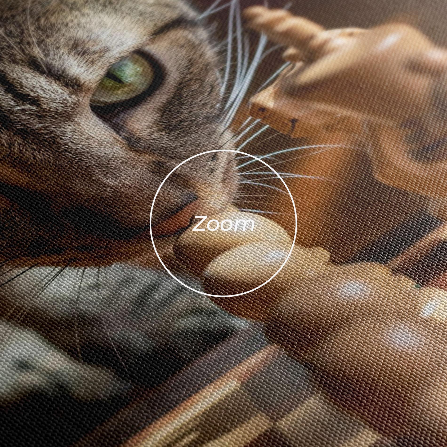 Tablou Canvas Chess Cat mockup 3