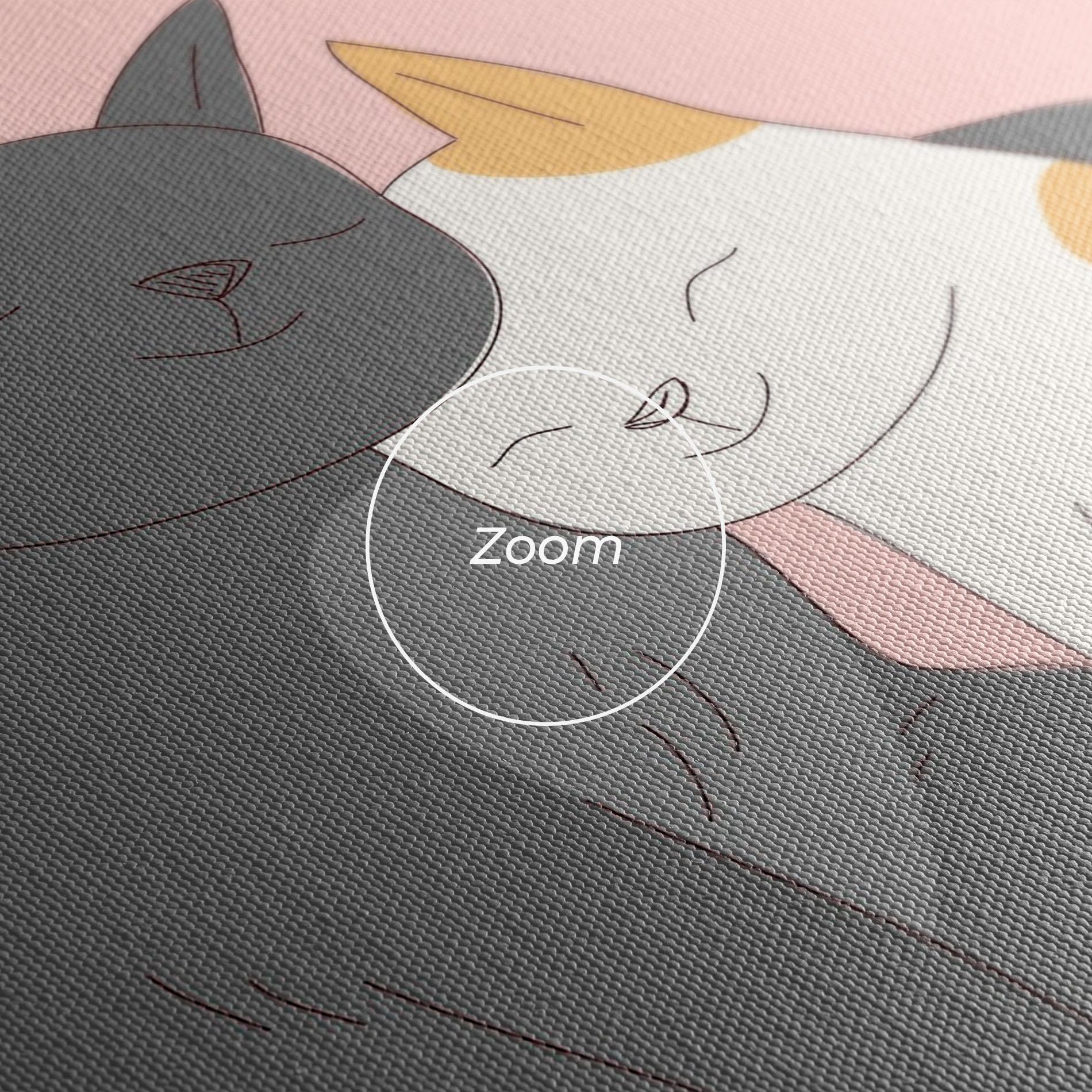 Tablou Canvas Lover Cats mockup 3