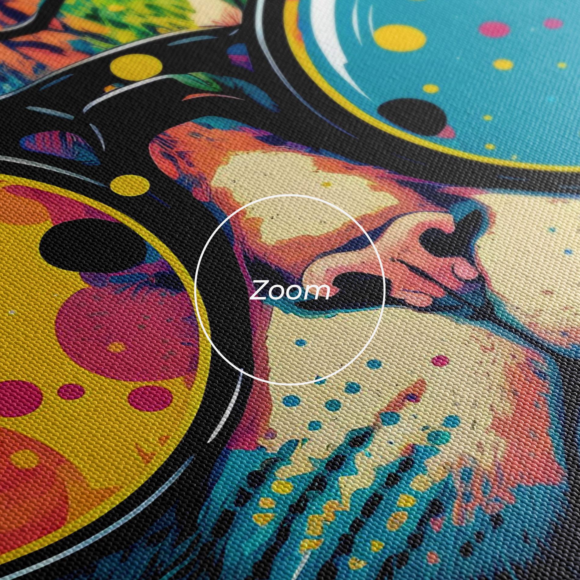 Tablou Canvas Vintage Cat mockup 3