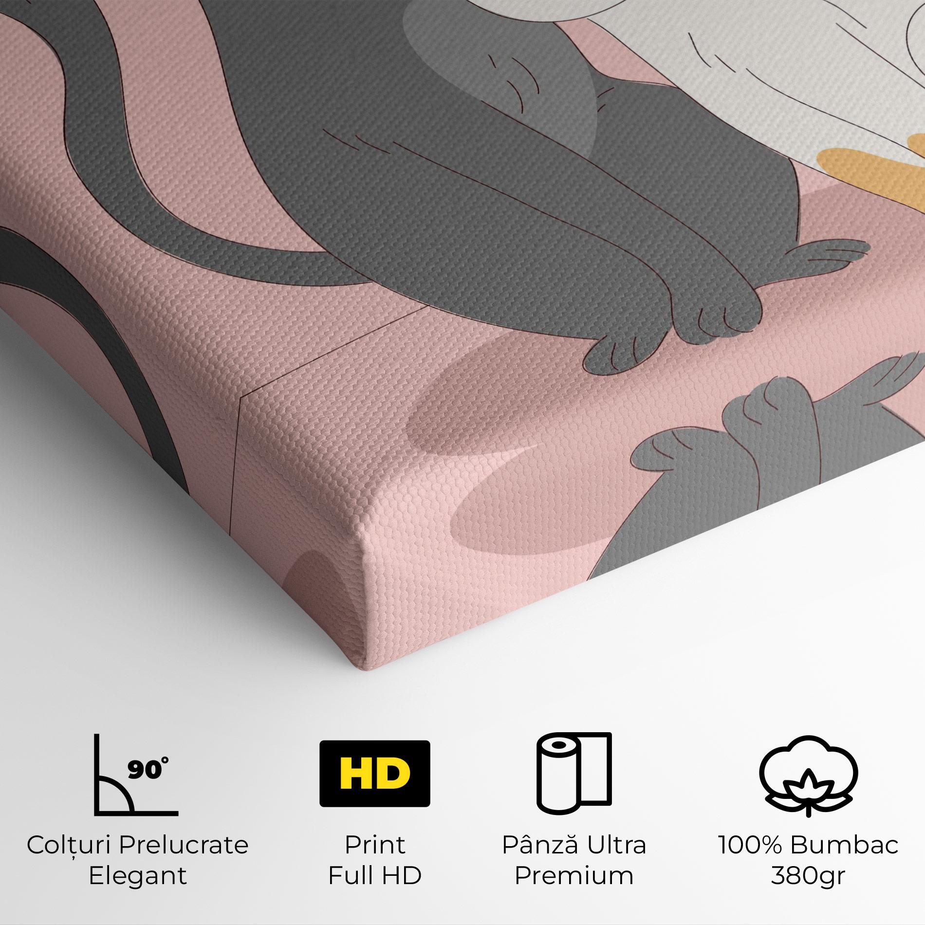 Tablou Canvas Lover Cats mockup 4