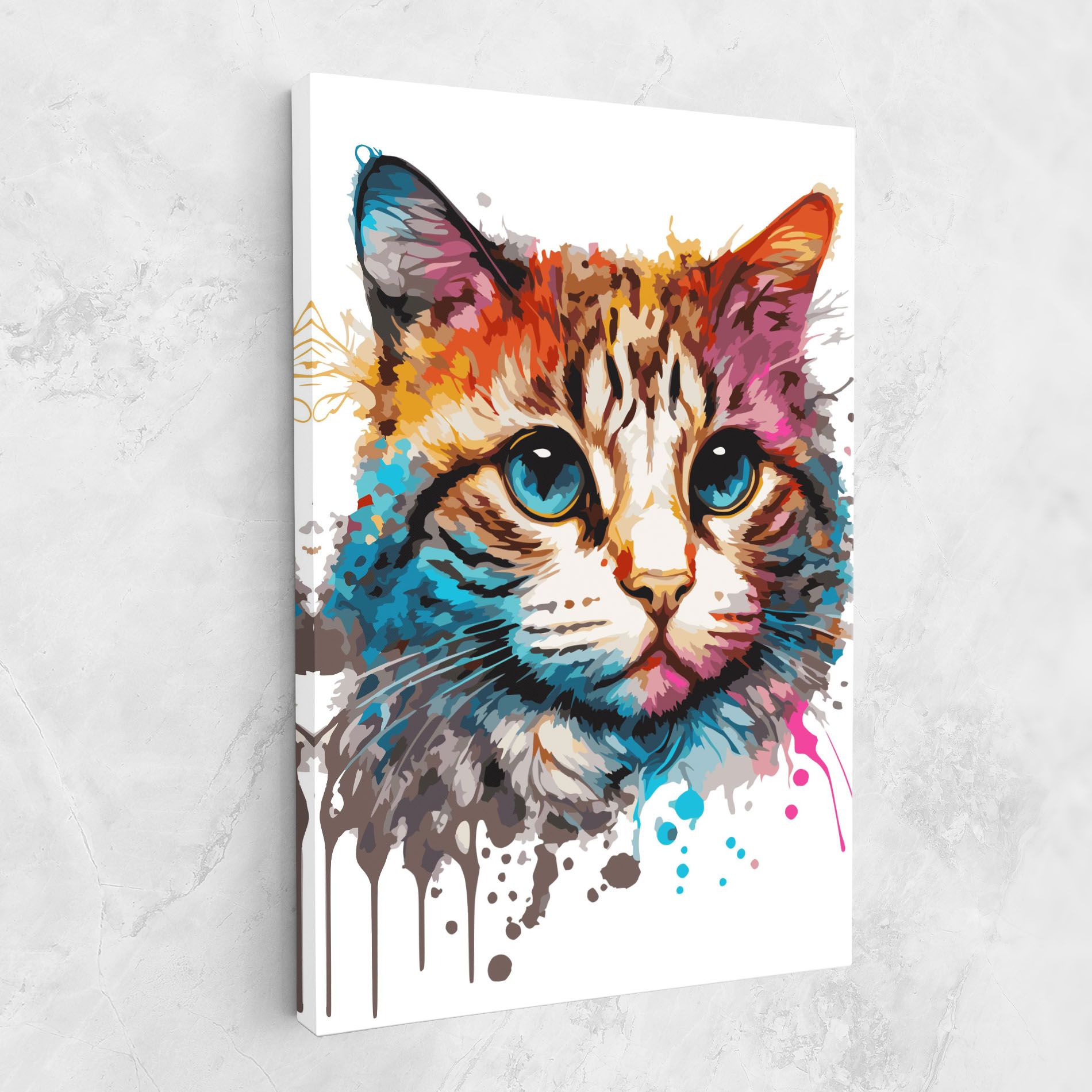 Blue Eyes Cat mockup 1