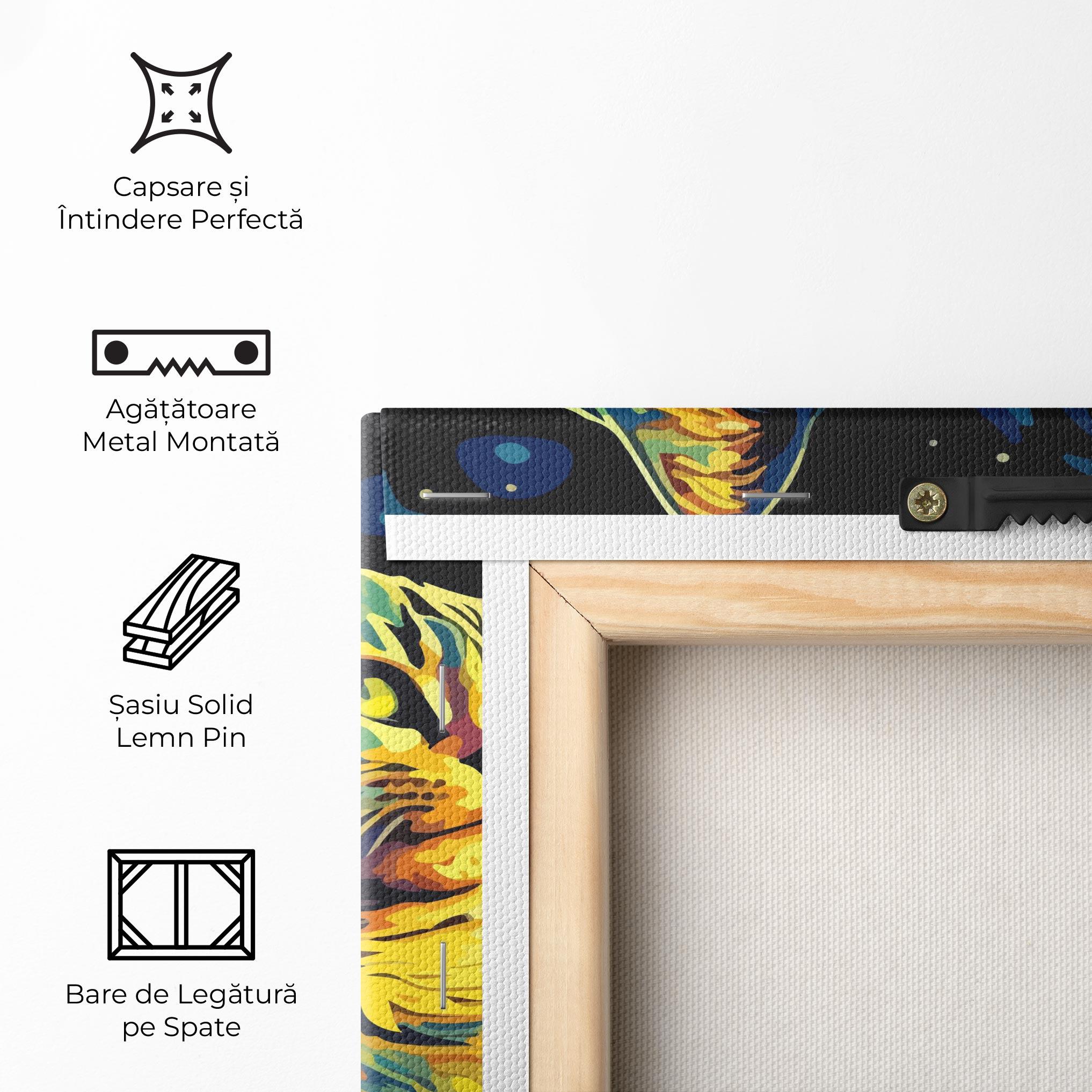 Tablou Canvas Cat Painting mockup 5