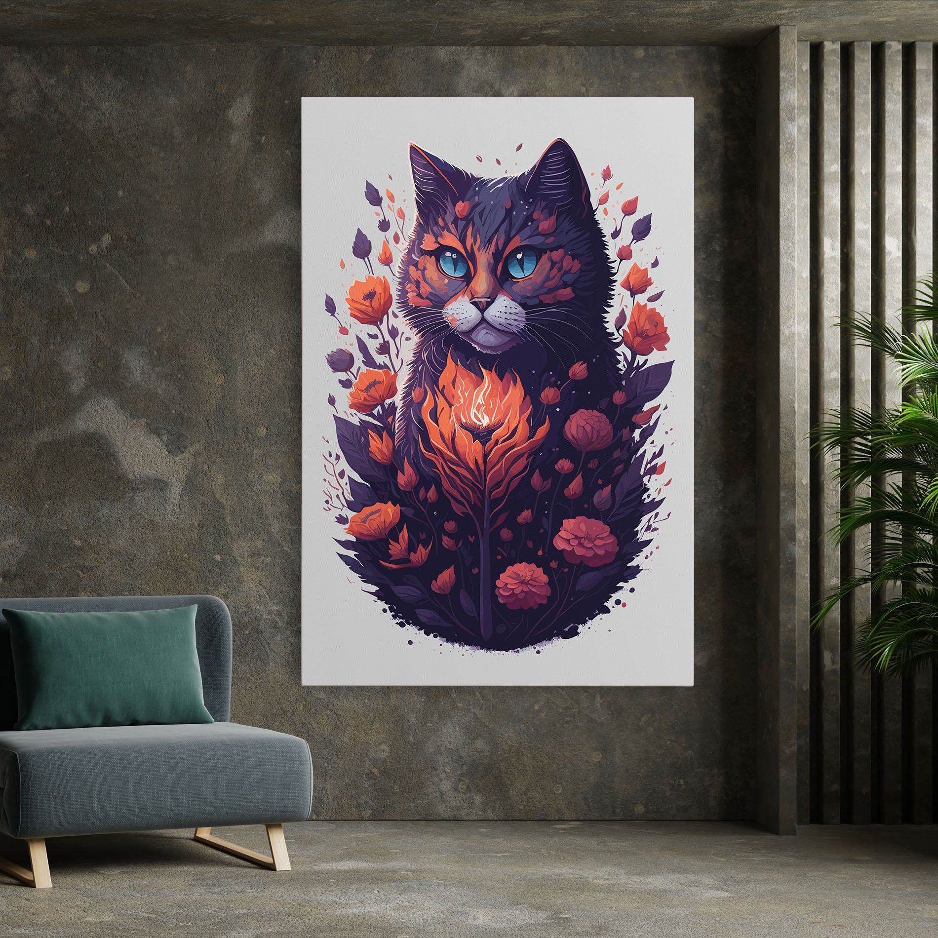Fire Cat mockup 7