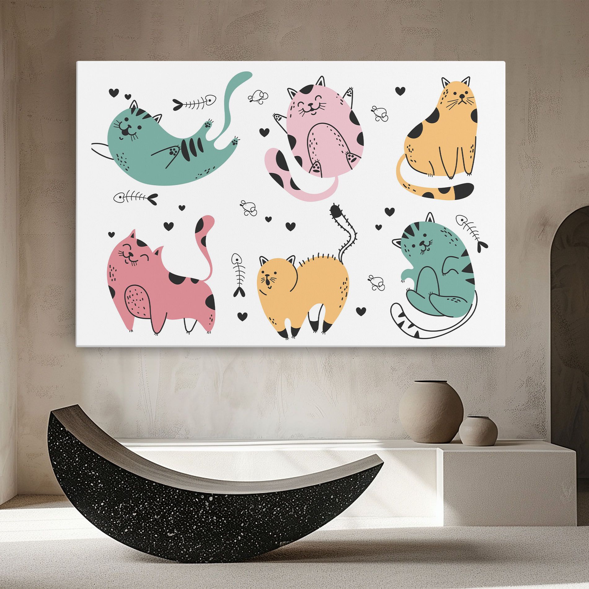 Doodle Cat mockup 8