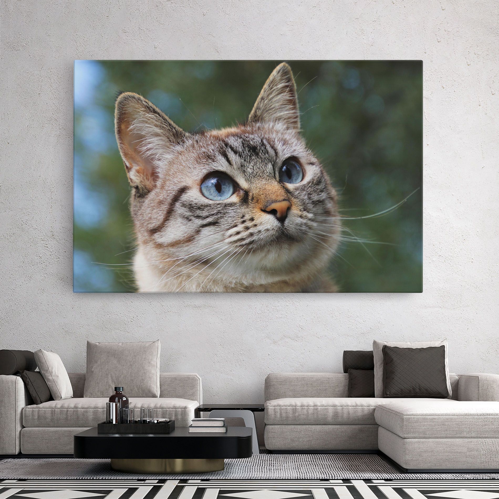 Blue Eyes Cutie mockup 2