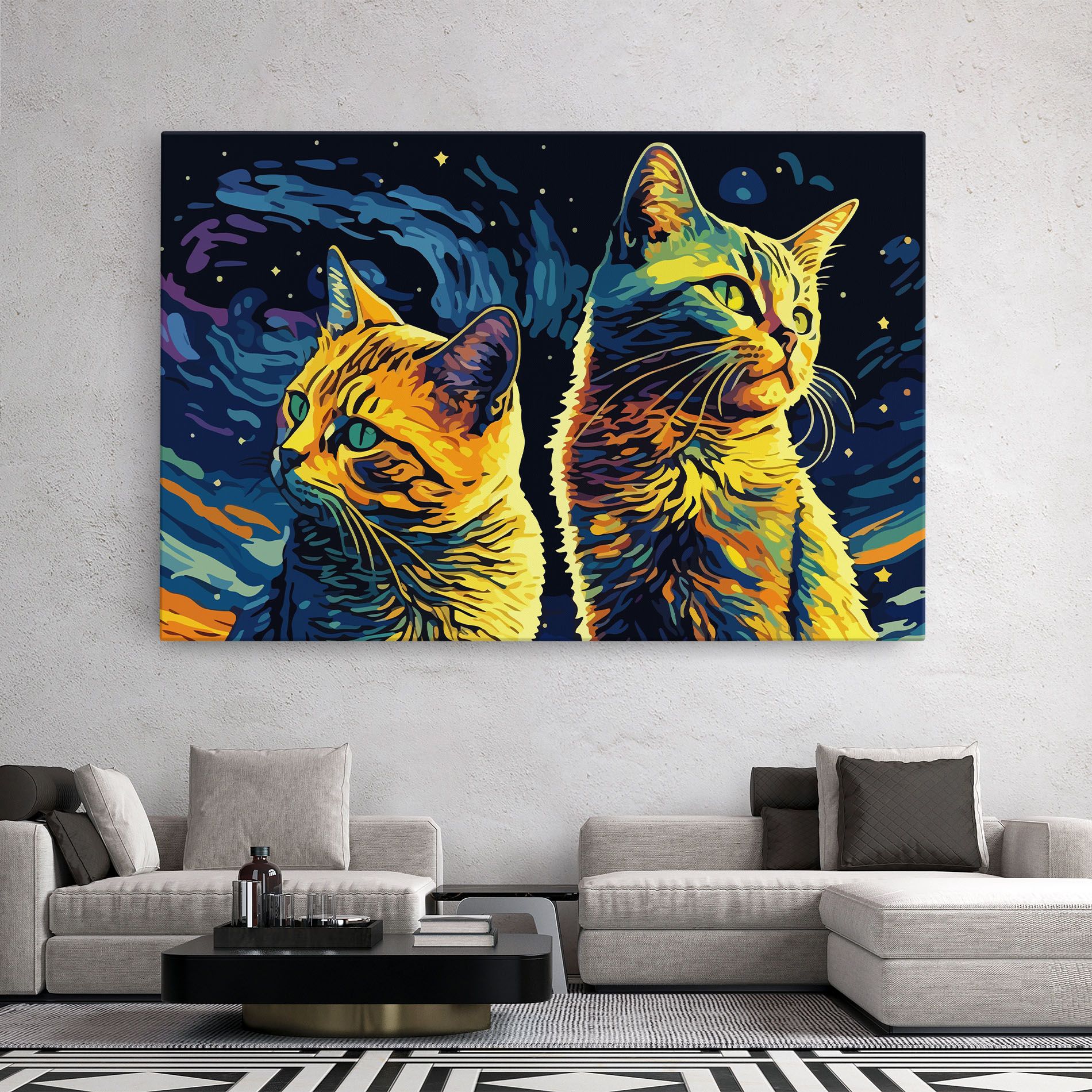 Cat Painting mockup 2