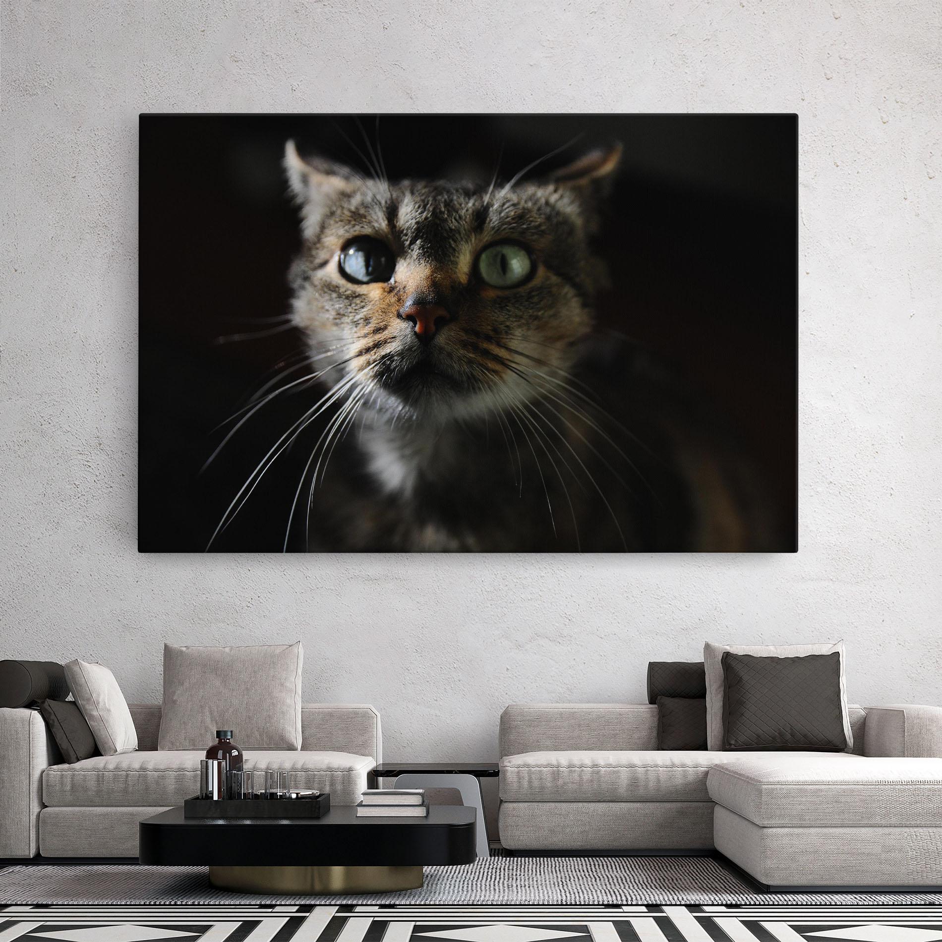 Tablou Canvas Playful Cat mockup 2