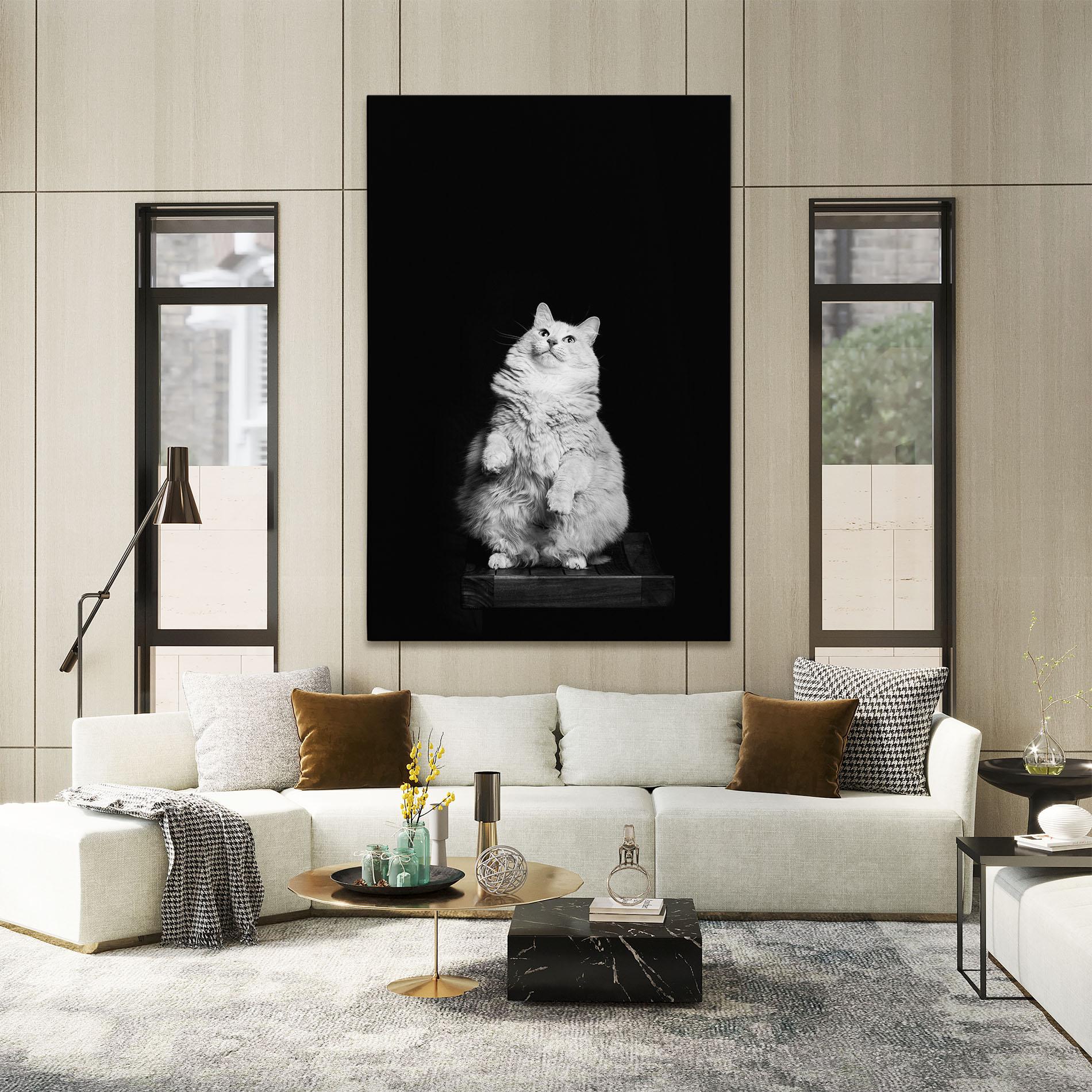 Tablou Canvas Big Fluffy Cat mockup 2