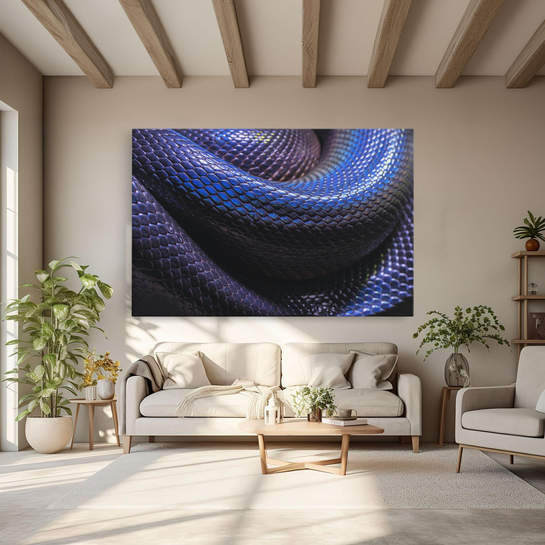 Tablou Canvas Snake Skin mockup 6