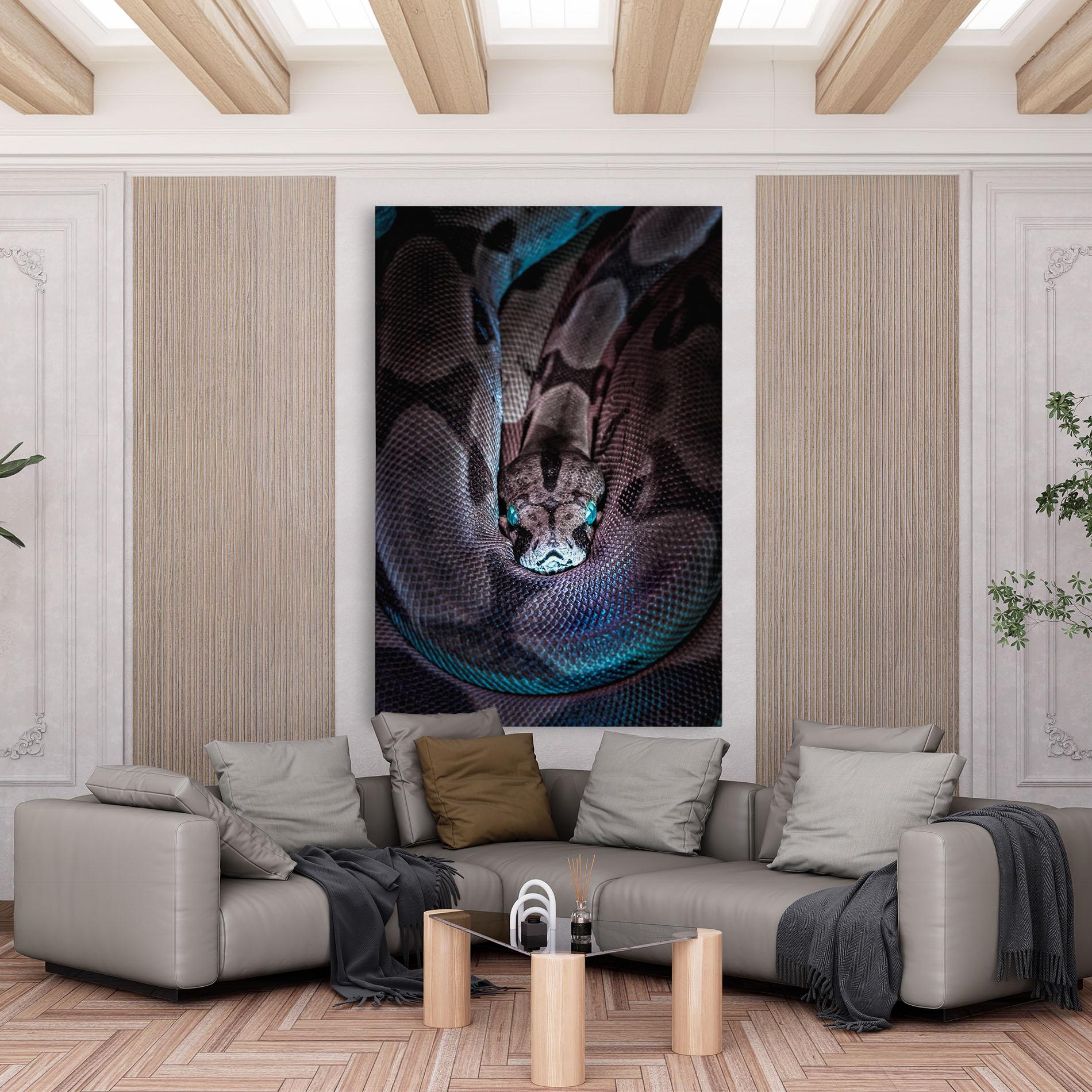 Tablou Canvas Vibrant Snake mockup 6