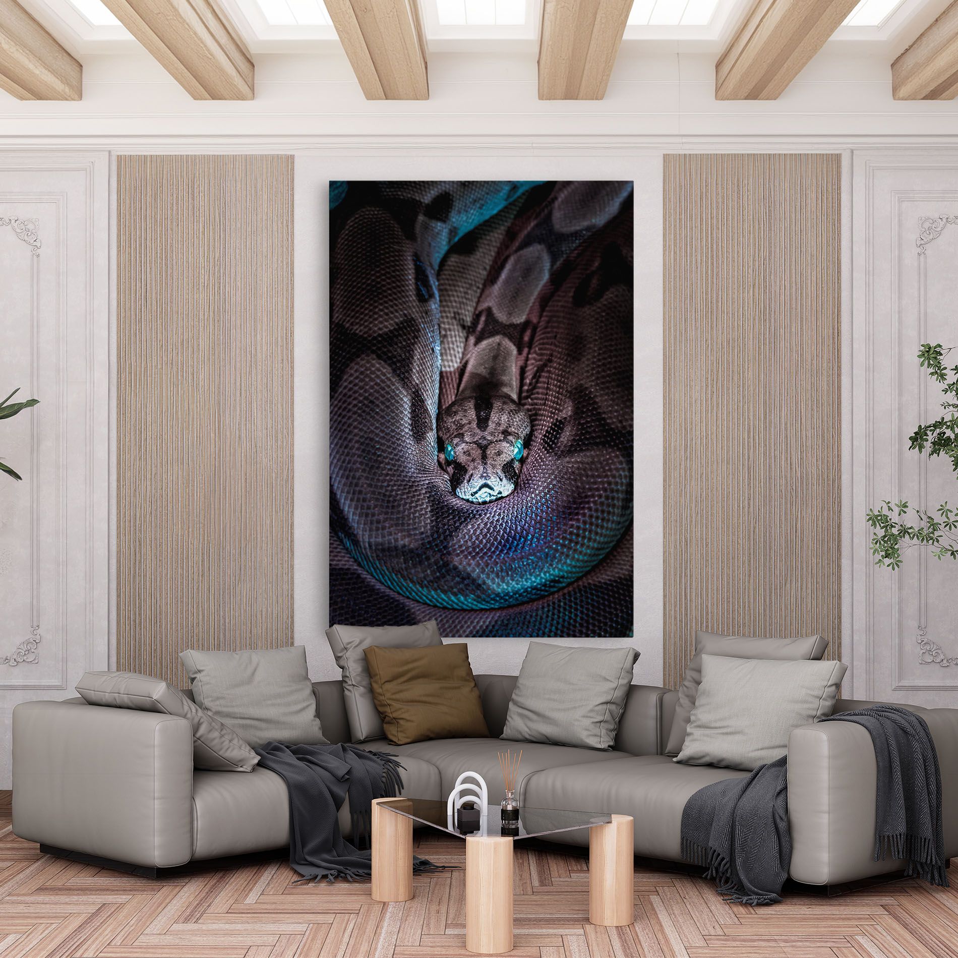 Vibrant Snake mockup 6