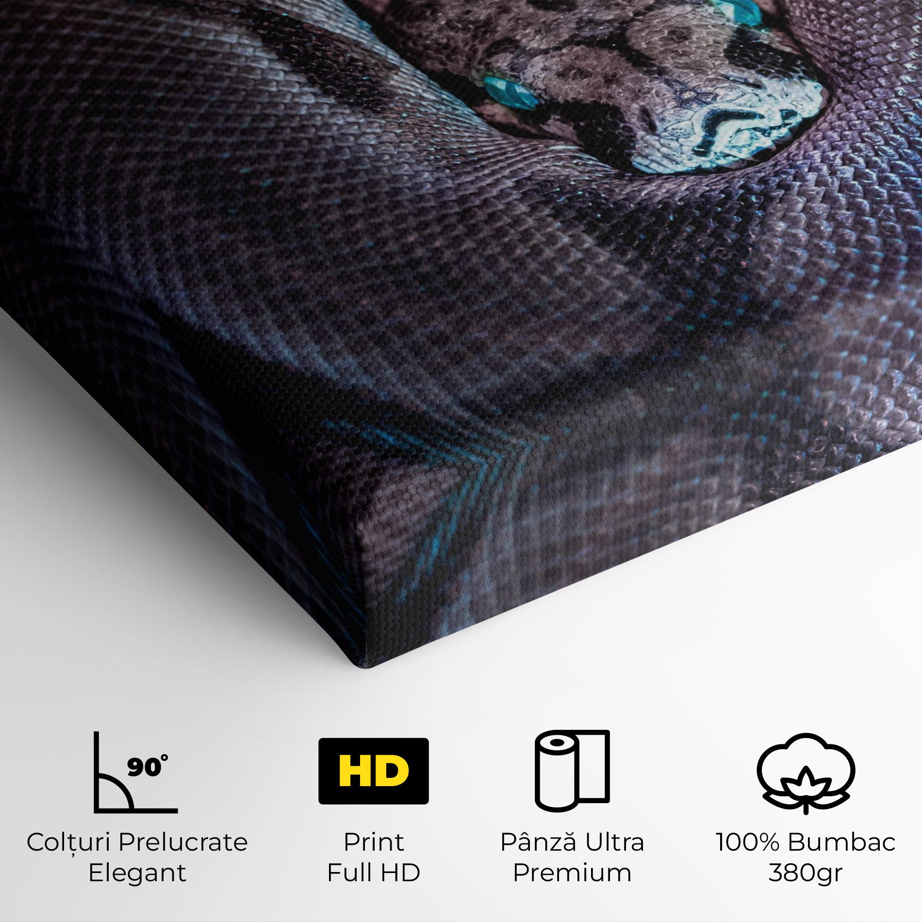 Tablou Canvas Vibrant Snake mockup 4