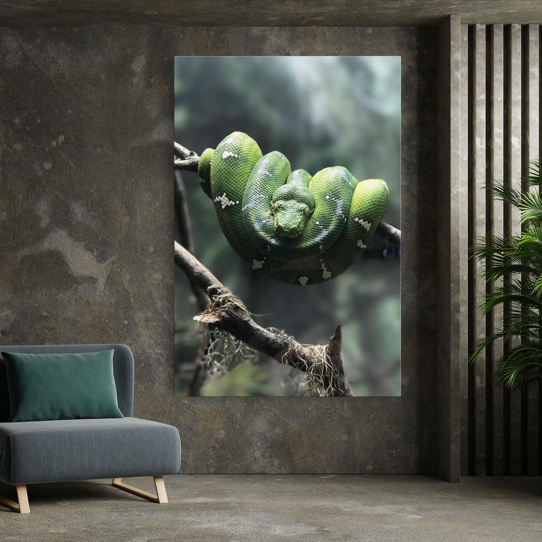 Tablou Canvas Sleepy Snake mockup 7