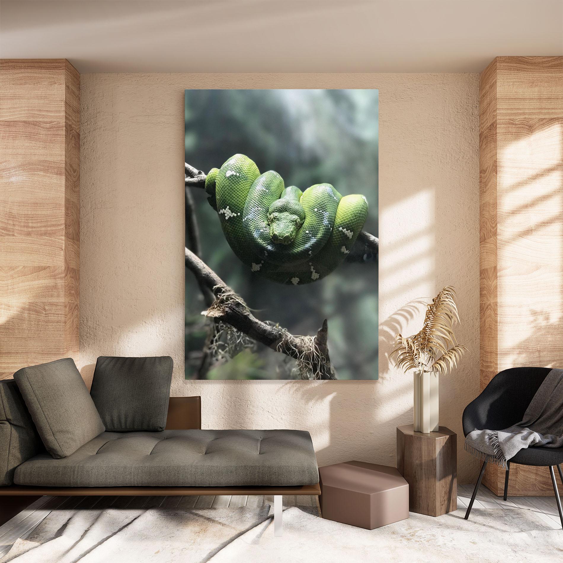 Tablou Canvas Sleepy Snake mockup 8