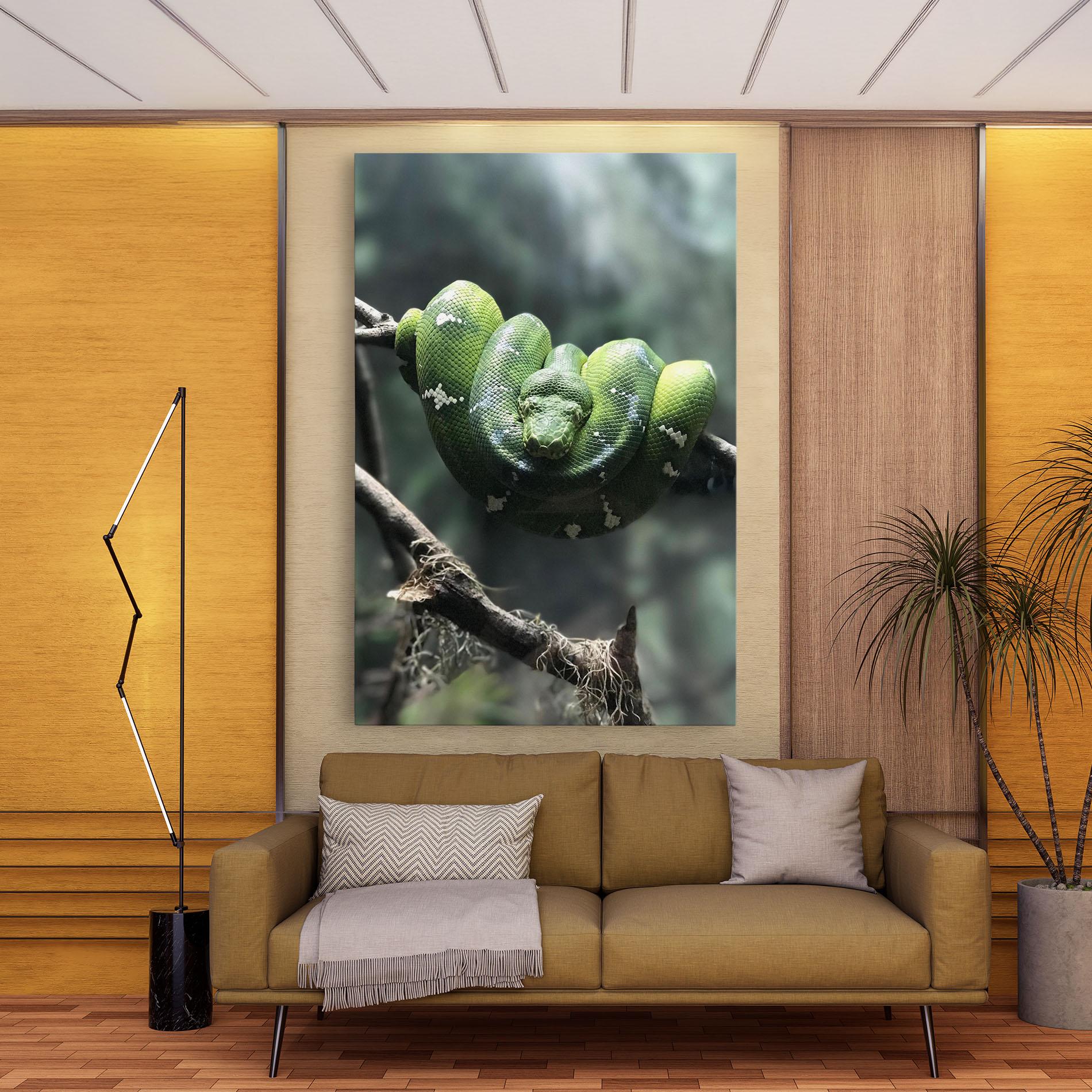 Tablou Canvas Sleepy Snake mockup 9