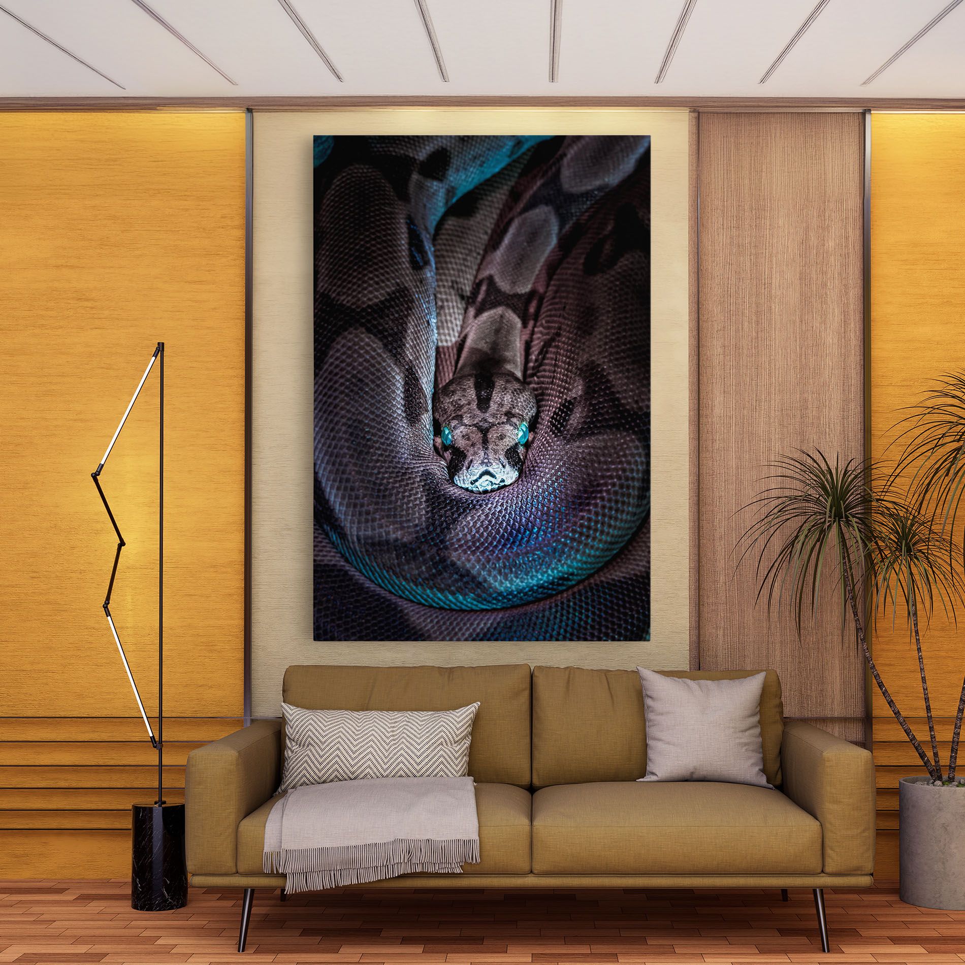 Vibrant Snake mockup 9