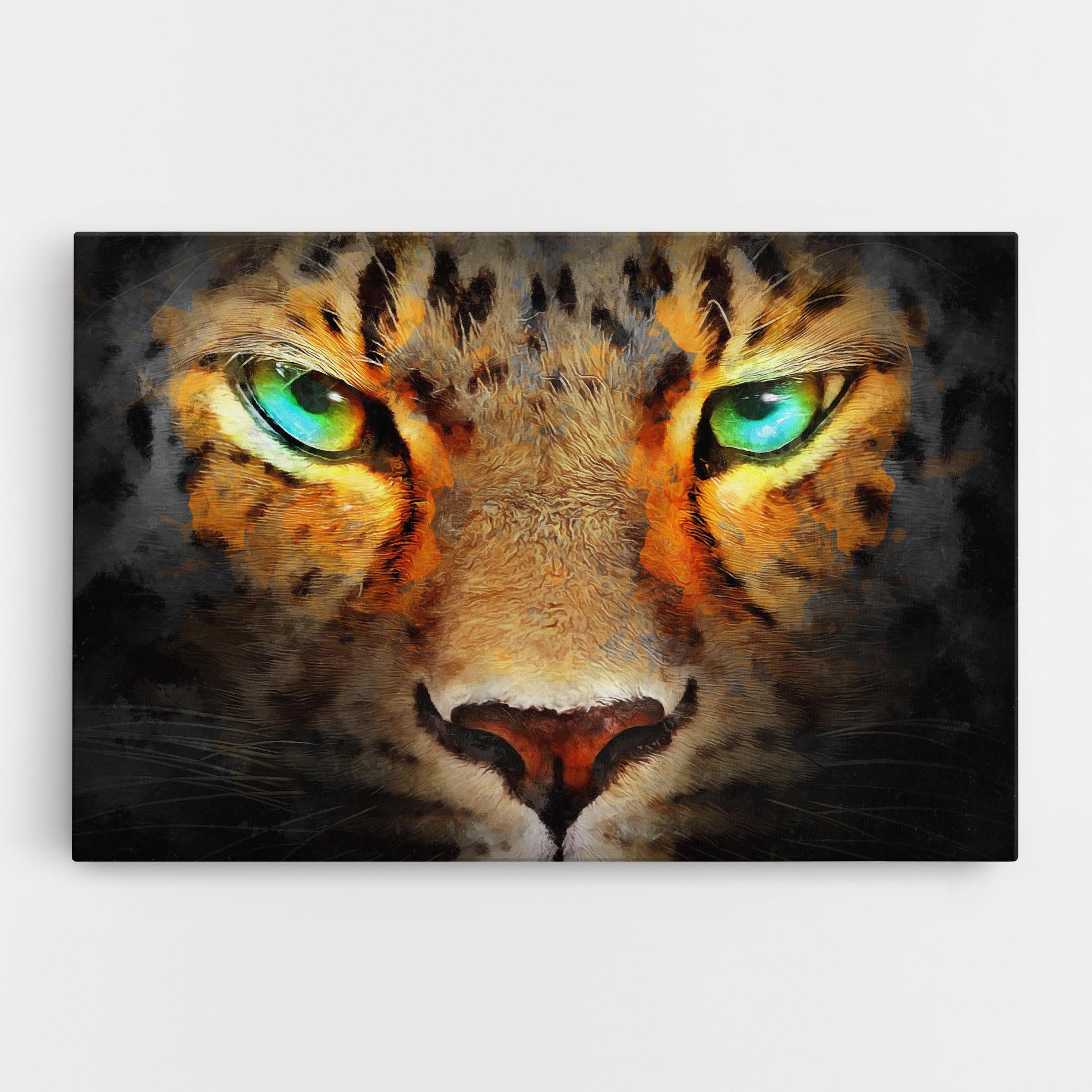 Tablou Canvas Tiger Eyes mockup 0