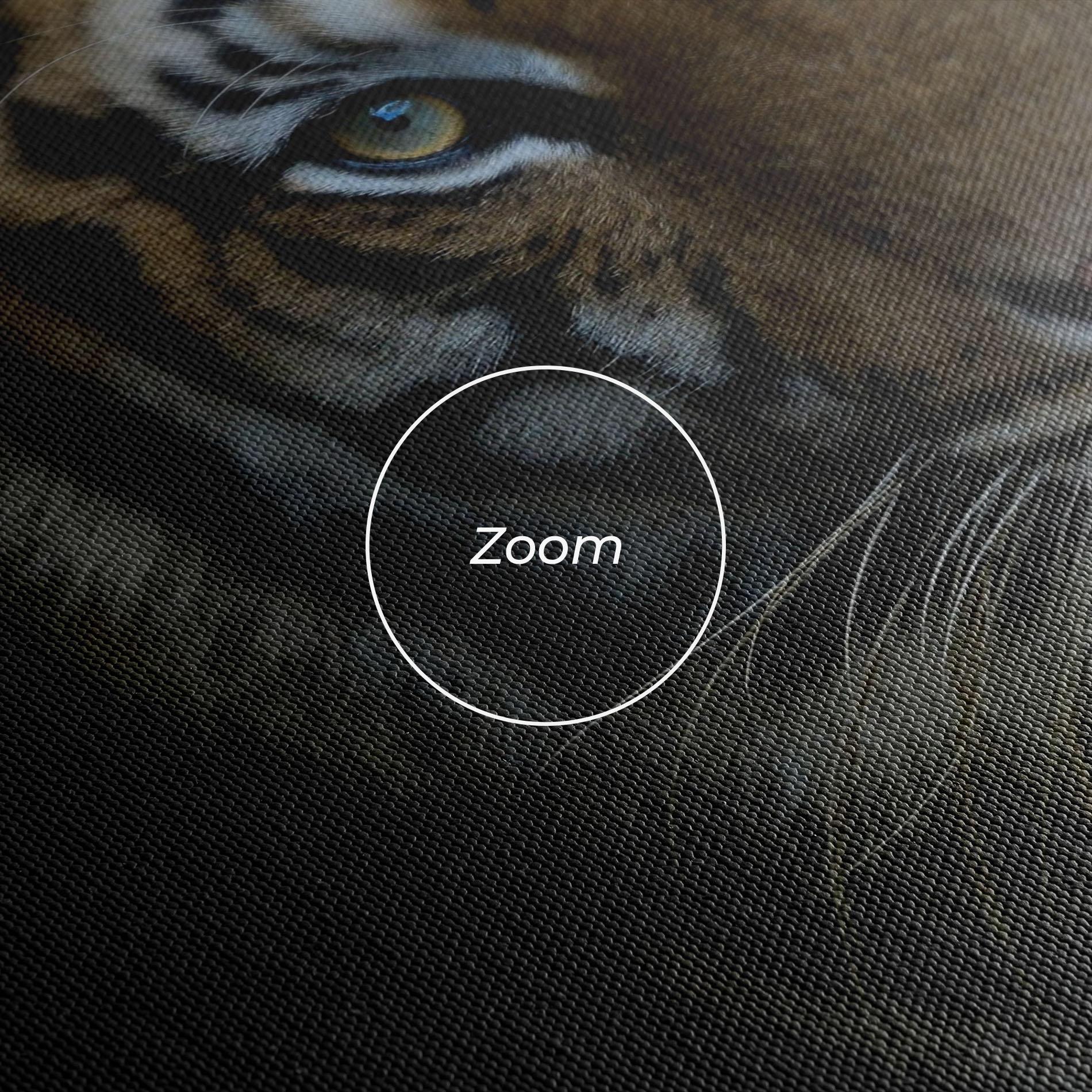 Tablou Canvas Close Up Tiger mockup 3