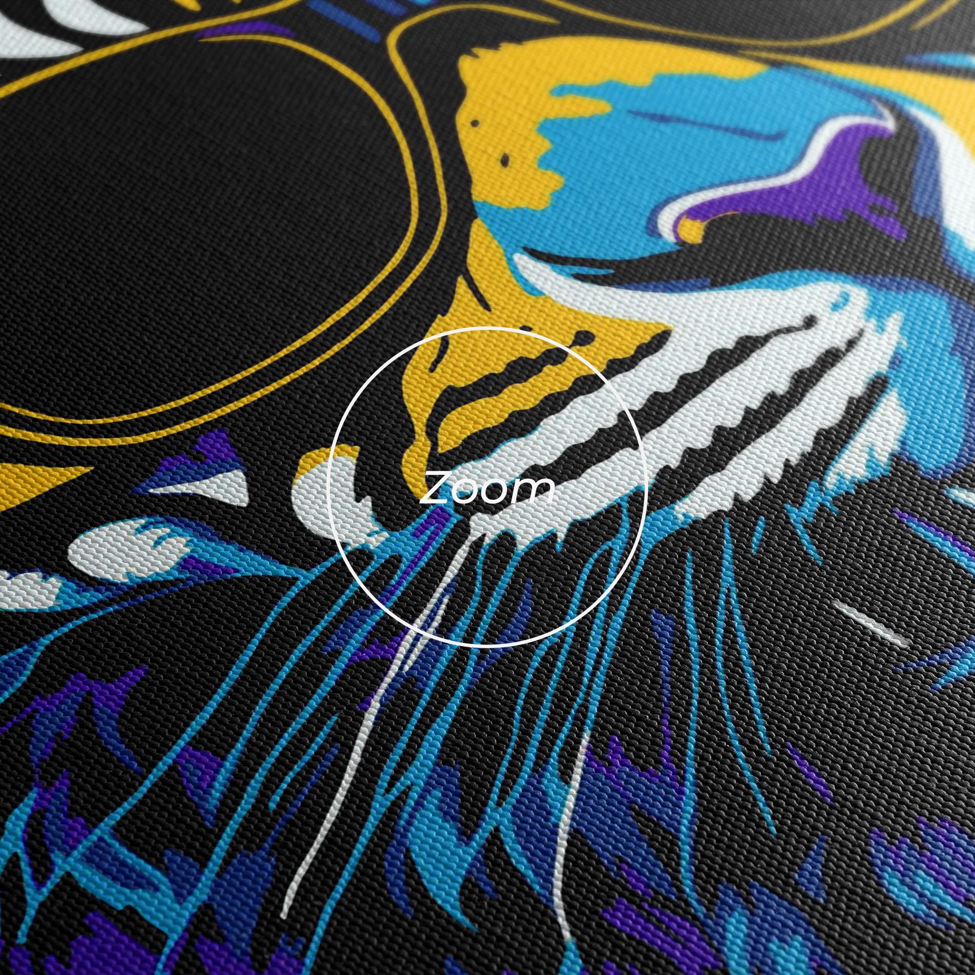 Tablou Canvas Glasses Tiger mockup 3