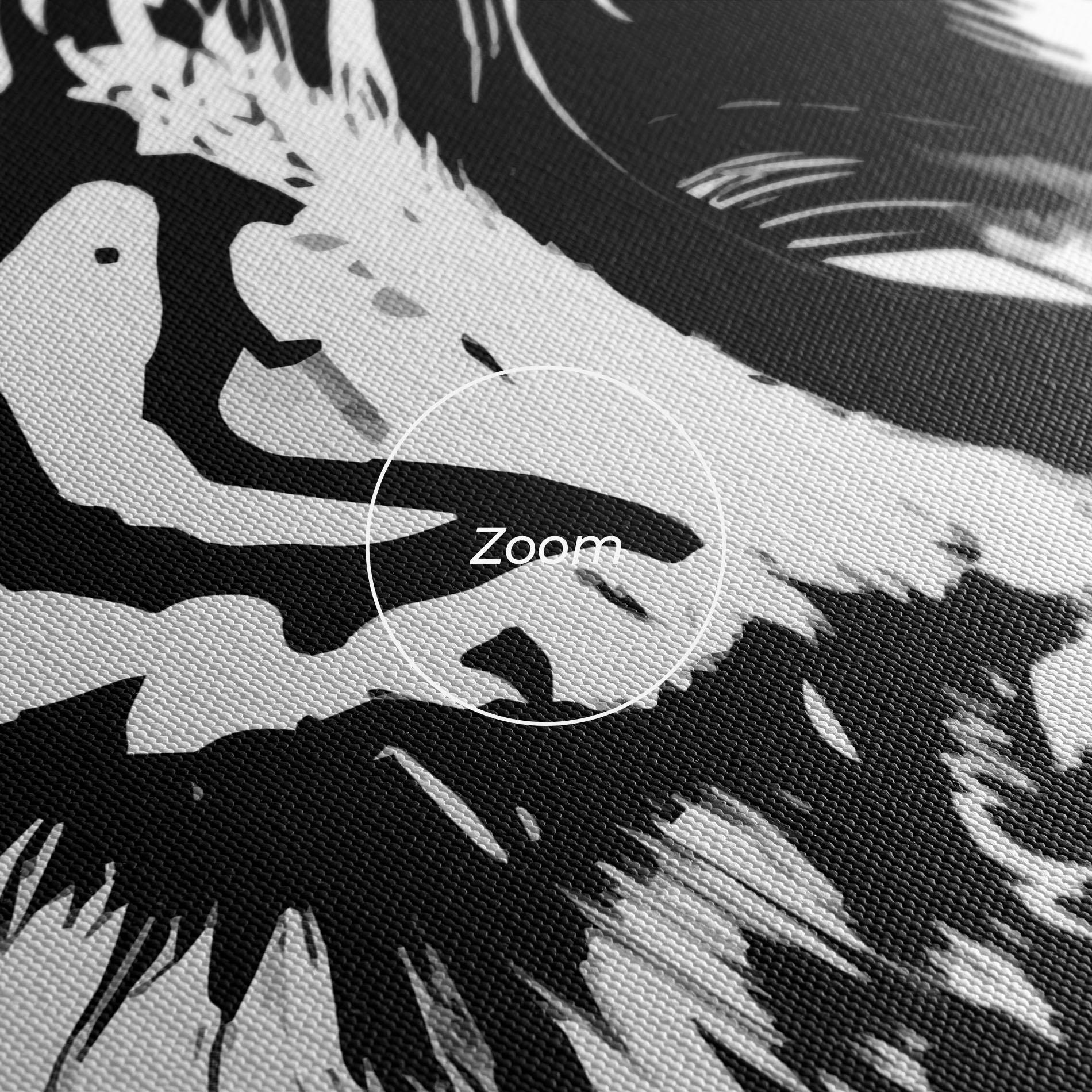 Tablou Canvas Ink Art Tiger mockup 3