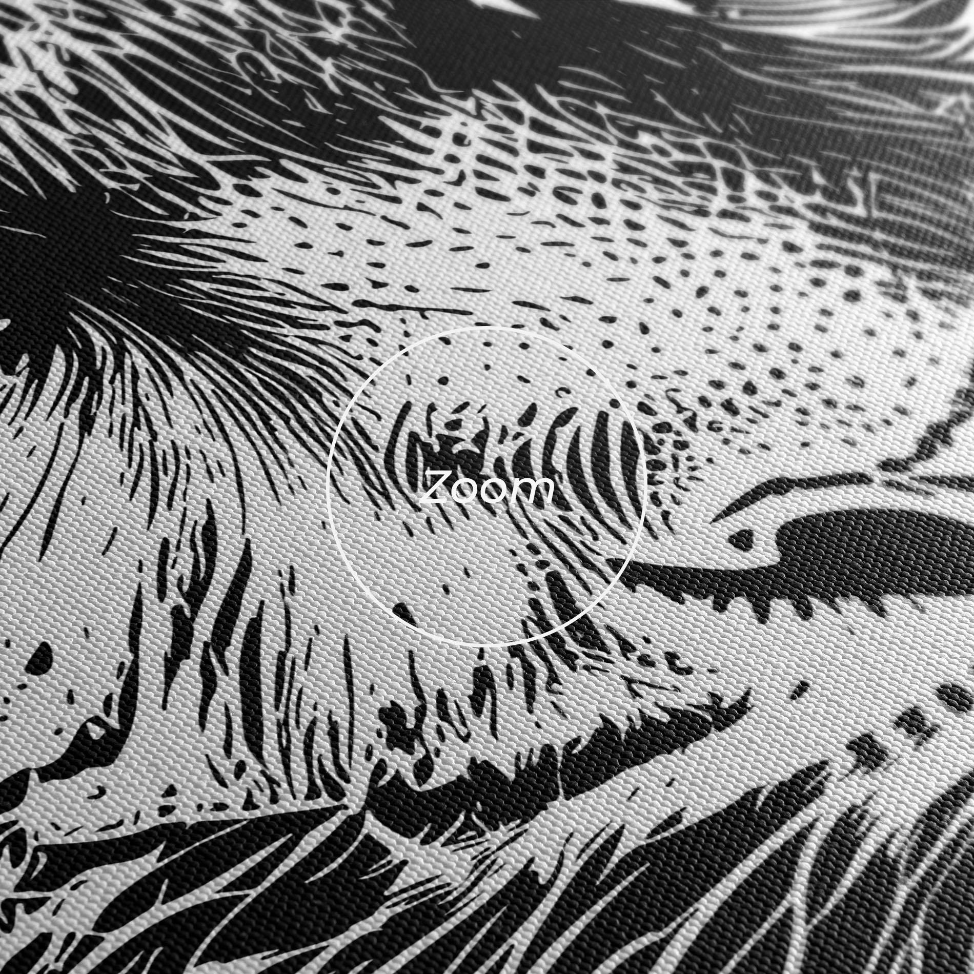 Tablou Canvas Pretty Tiger Head mockup 3