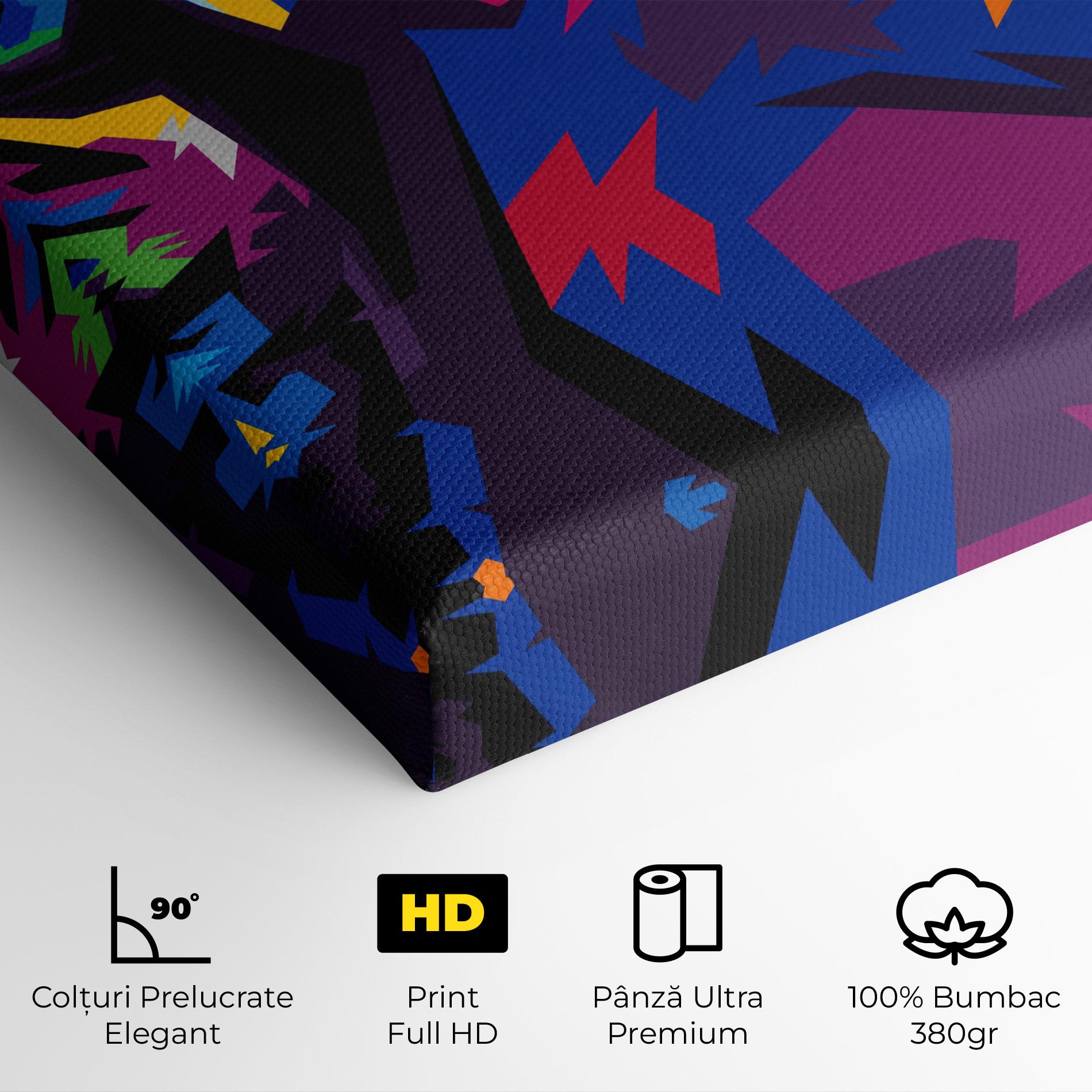 Tablou Canvas Colourul Tiger Eyes mockup 4