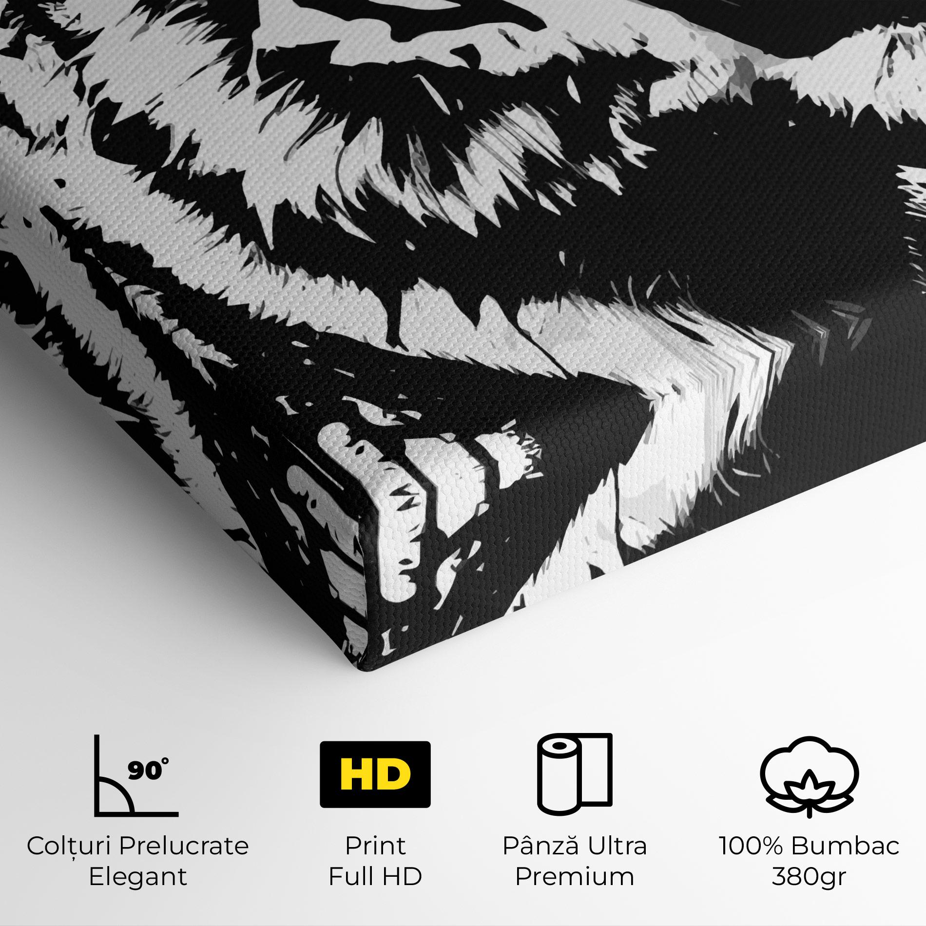 Tablou Canvas Ink Art Tiger mockup 4