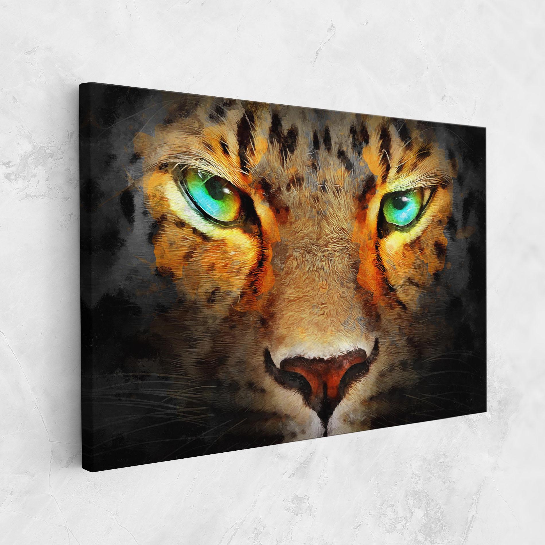Tablou Canvas Tiger Eyes mockup 1