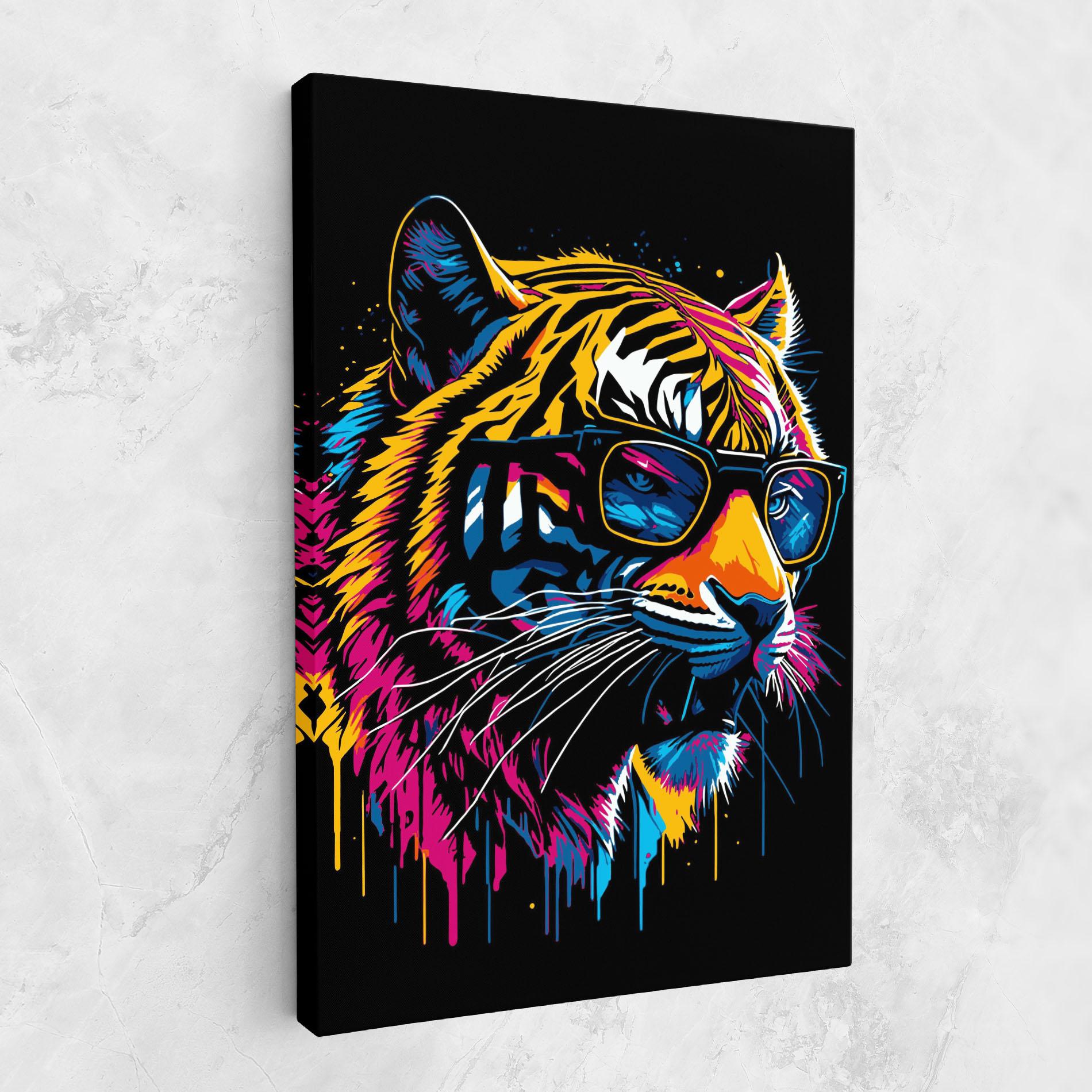 Tablou Canvas Cool Tiger mockup 1