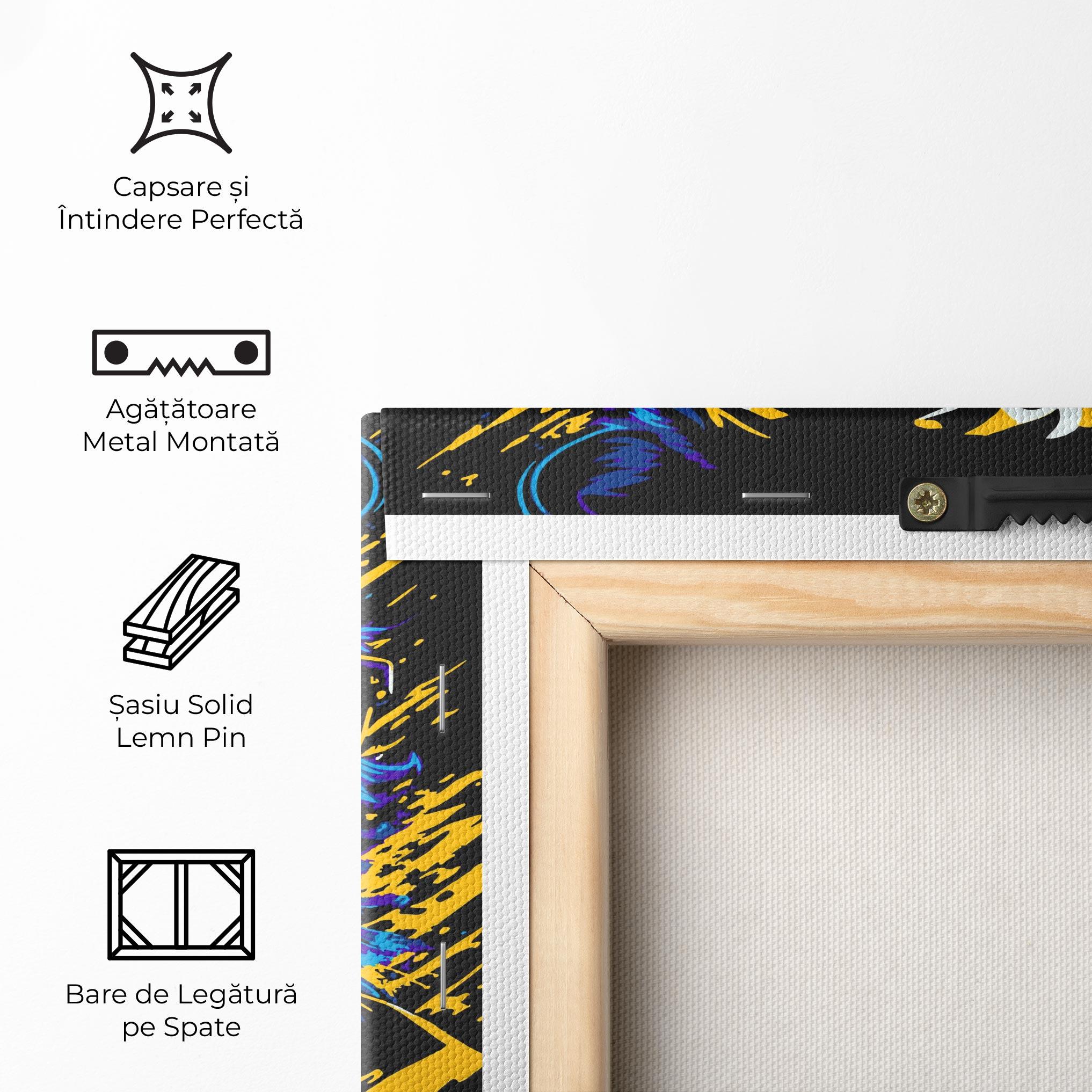 Tablou Canvas Glasses Tiger mockup 5