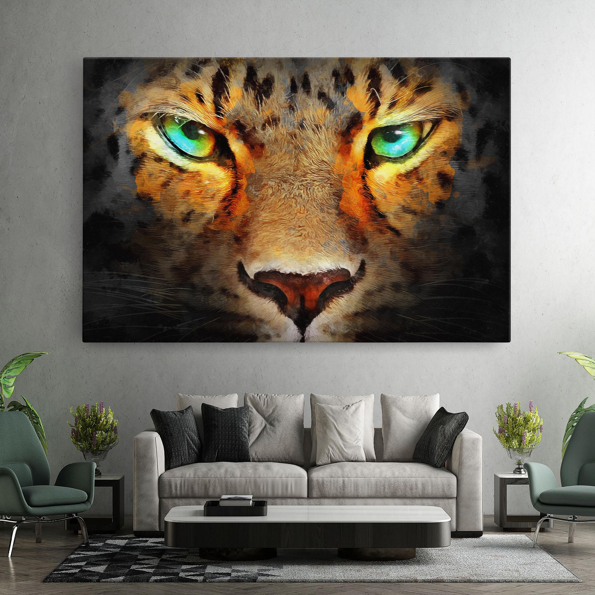 Tablou Canvas Tiger Eyes mockup 7