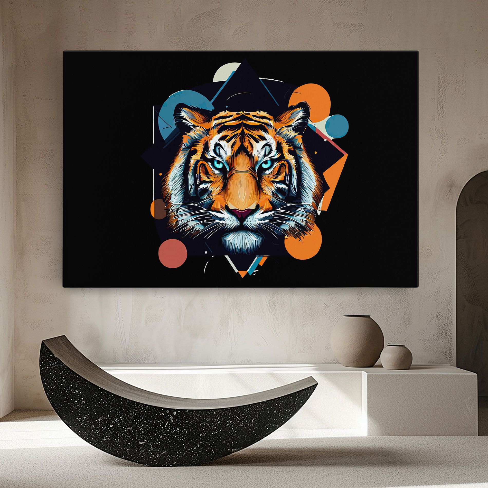 Geometric Tiger mockup 8