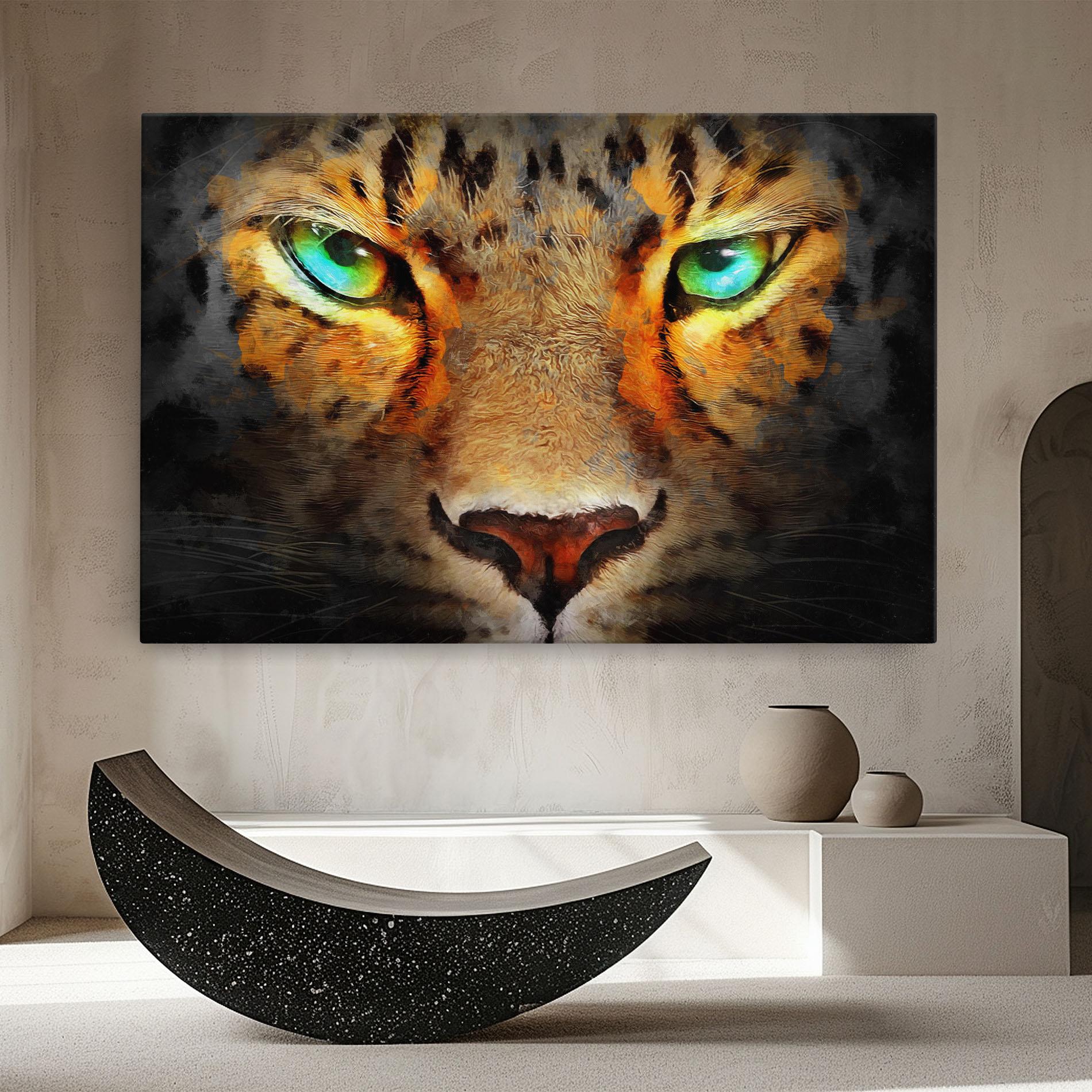 Tablou Canvas Tiger Eyes mockup 8