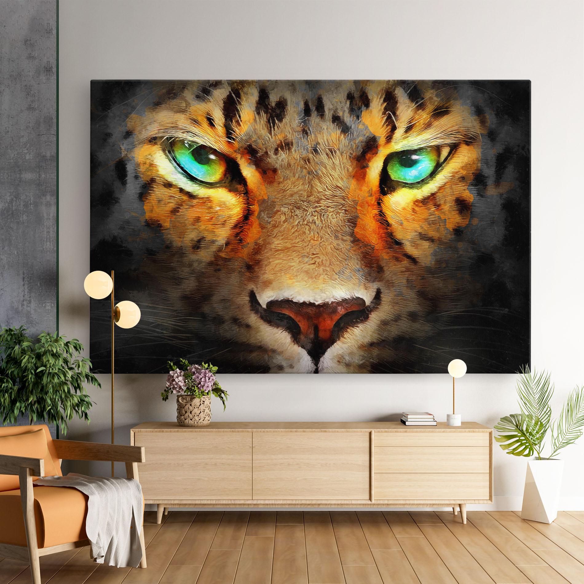 Tablou Canvas Tiger Eyes mockup 9