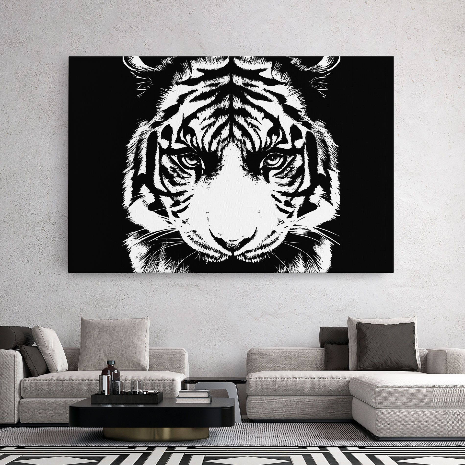 Big Eyes Tiger mockup 2