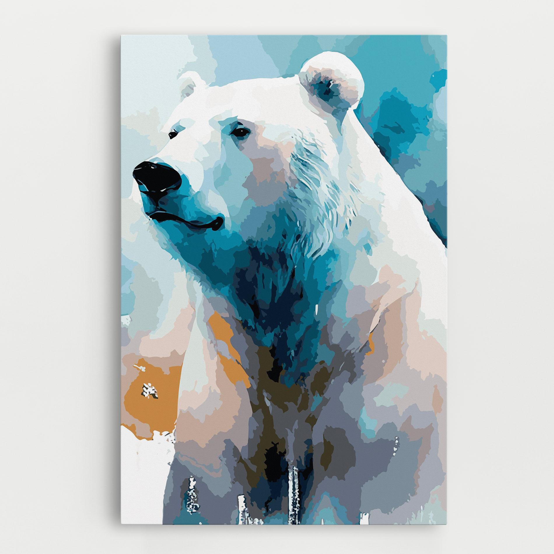 Tablou Canvas Beautiful Icebear mockup 0