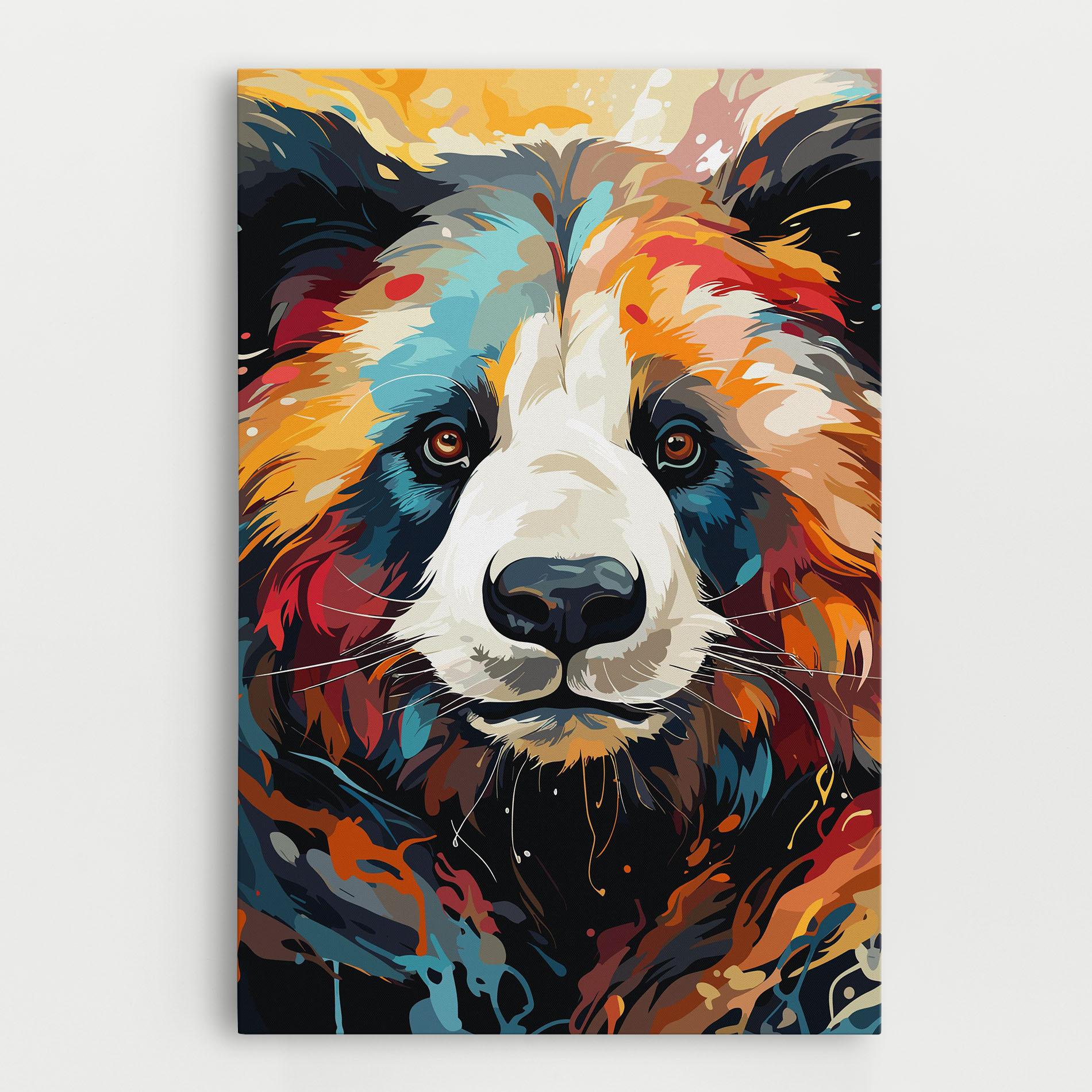 Tablou Canvas Cream Color Bear mockup 0