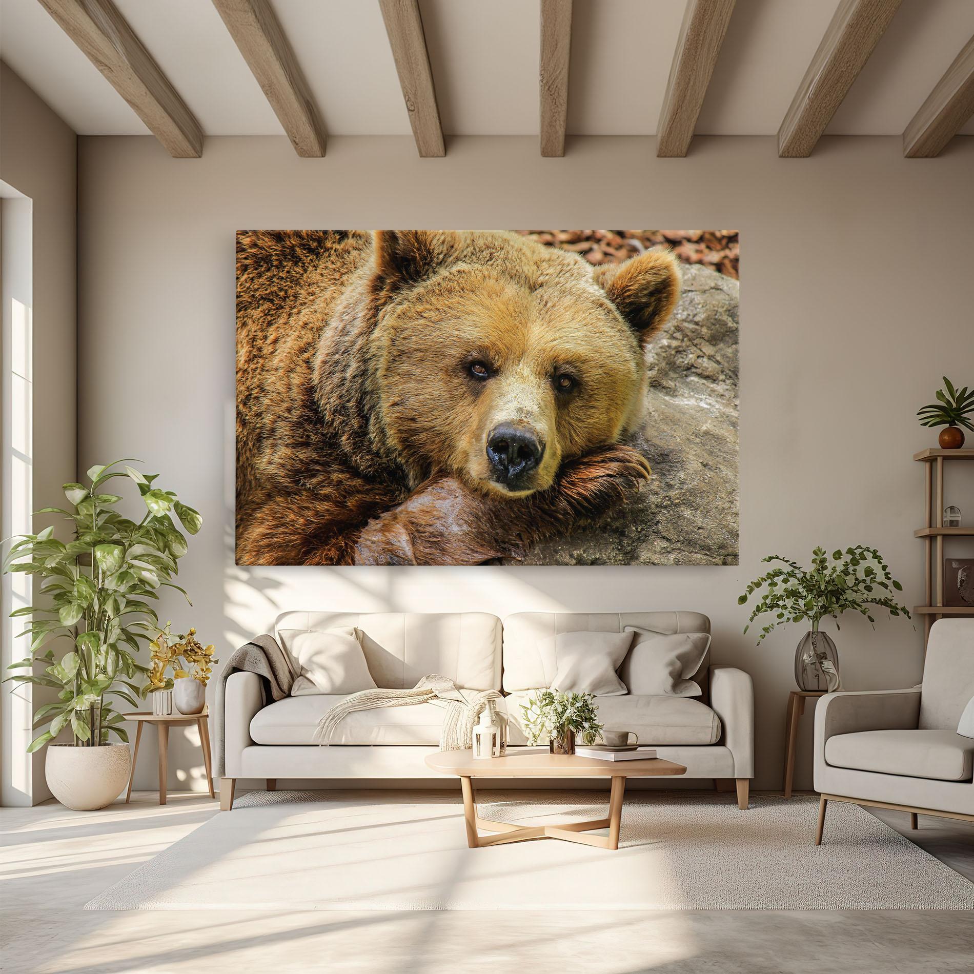 Tablou Canvas Bear mockup 6