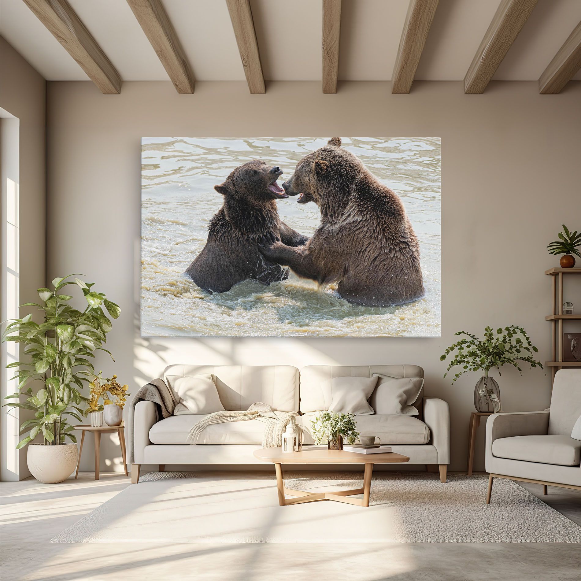 Bears Fighting mockup 6