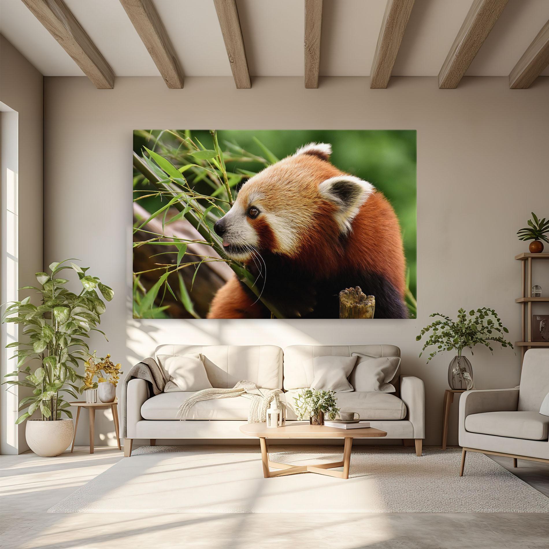 Tablou Canvas Cute Red Panda mockup 6