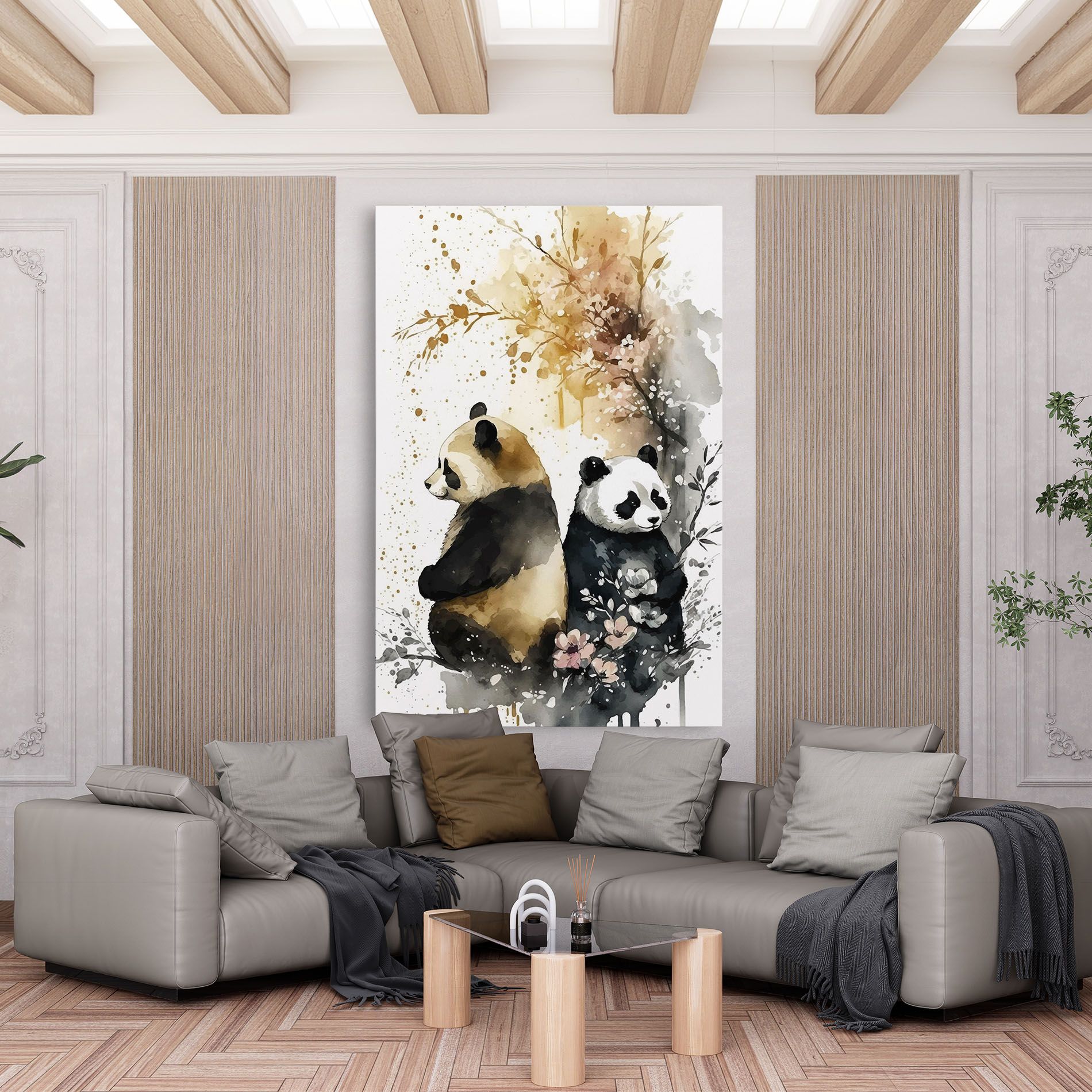 Gold Panda Art mockup 6