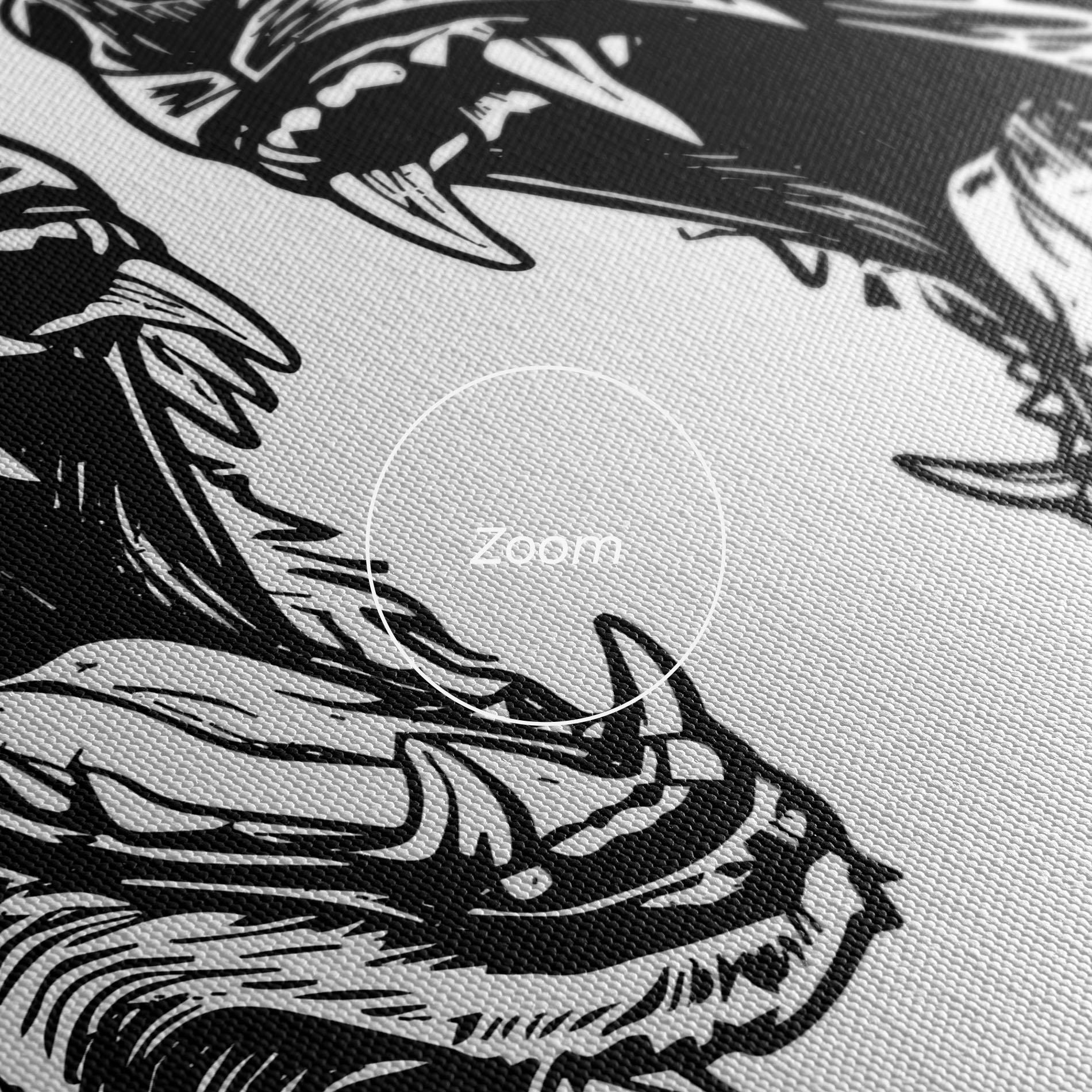 Tablou Canvas Bear Bite mockup 3