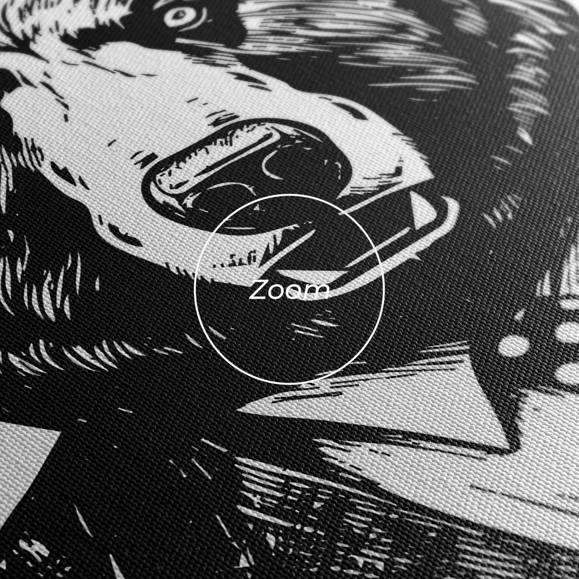 Tablou Canvas Bear In Suit mockup 3