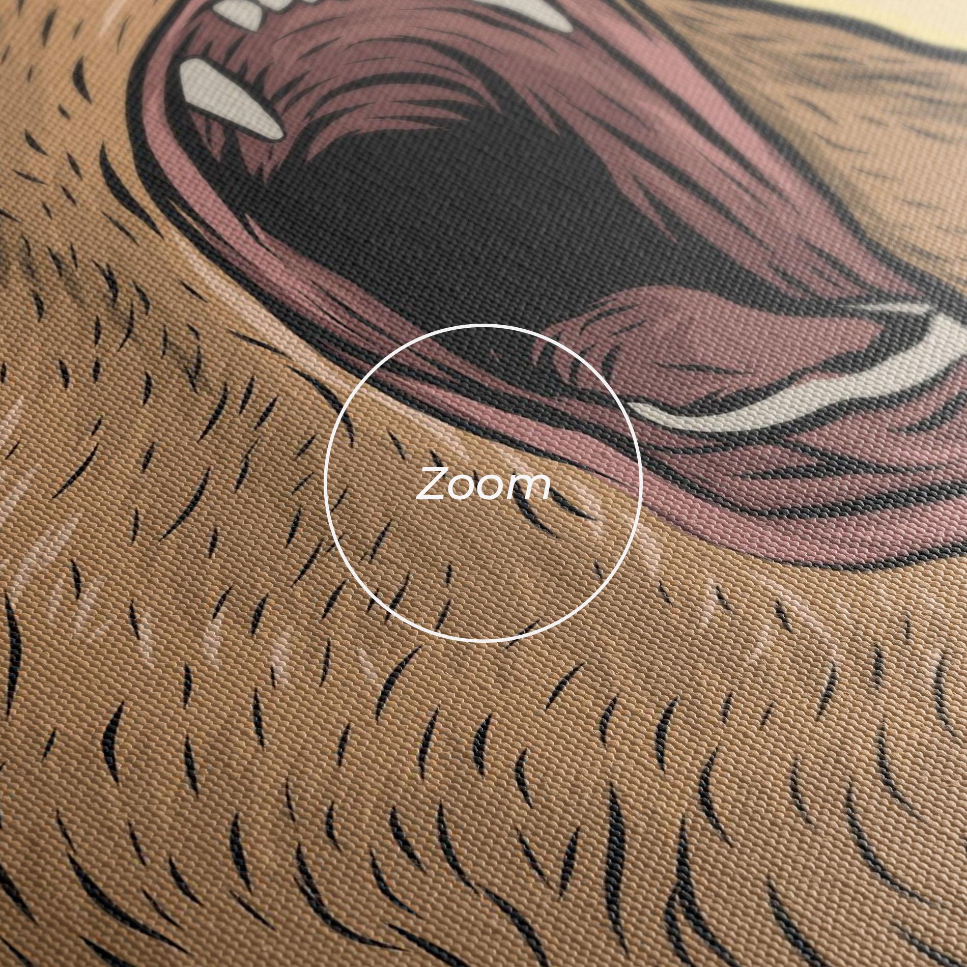 Tablou Canvas Bear Singing mockup 3